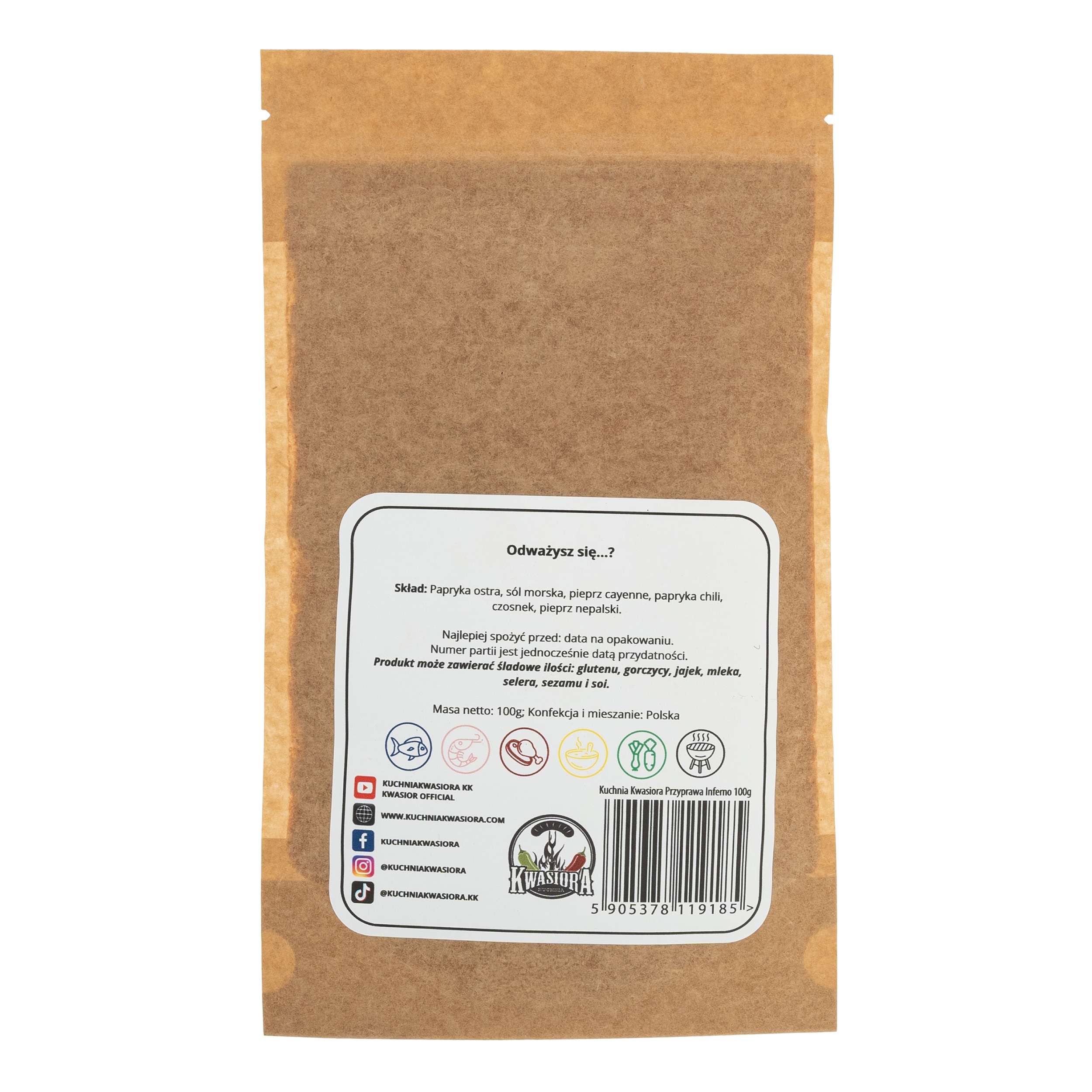 Kuchnia Kwasiora Inferno Seasoning 100 g