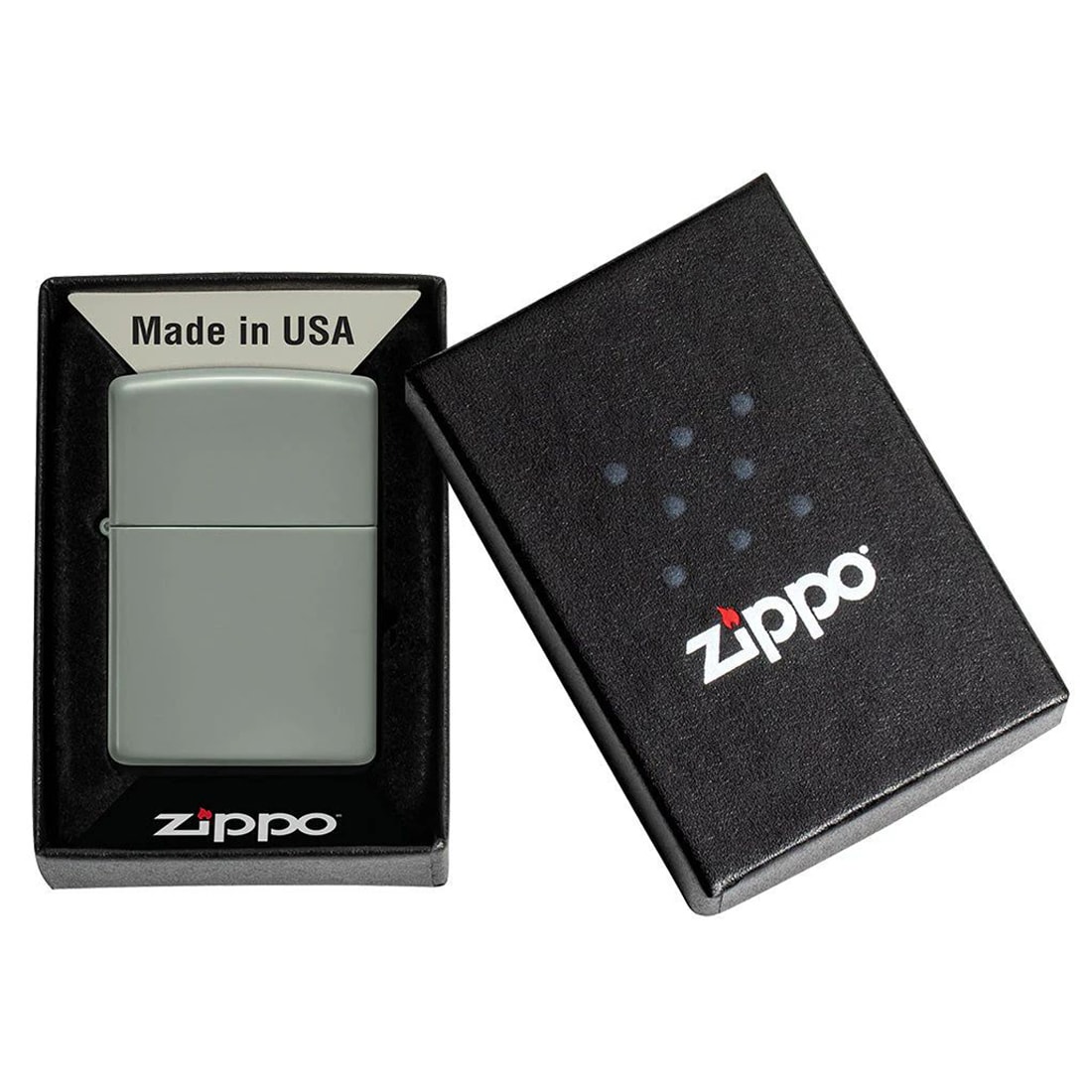Zippo Gasoline Lighter - Sage