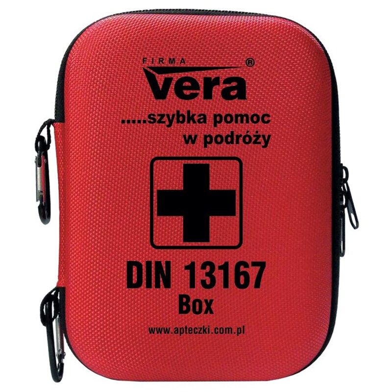 Vera Travel First Aid Kit - Red