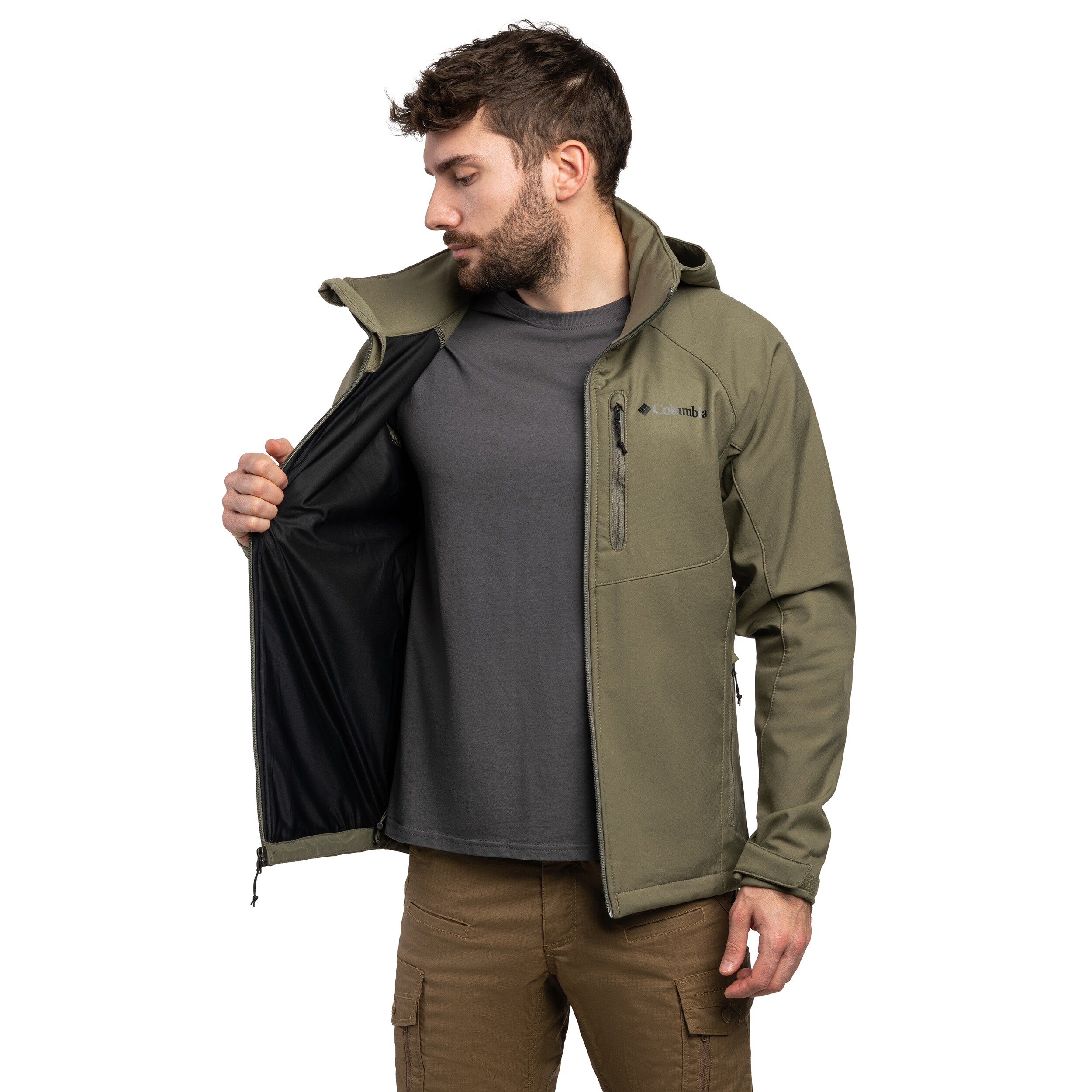 Columbia Cascade Ridge III Softshell Jacket - Stone Green