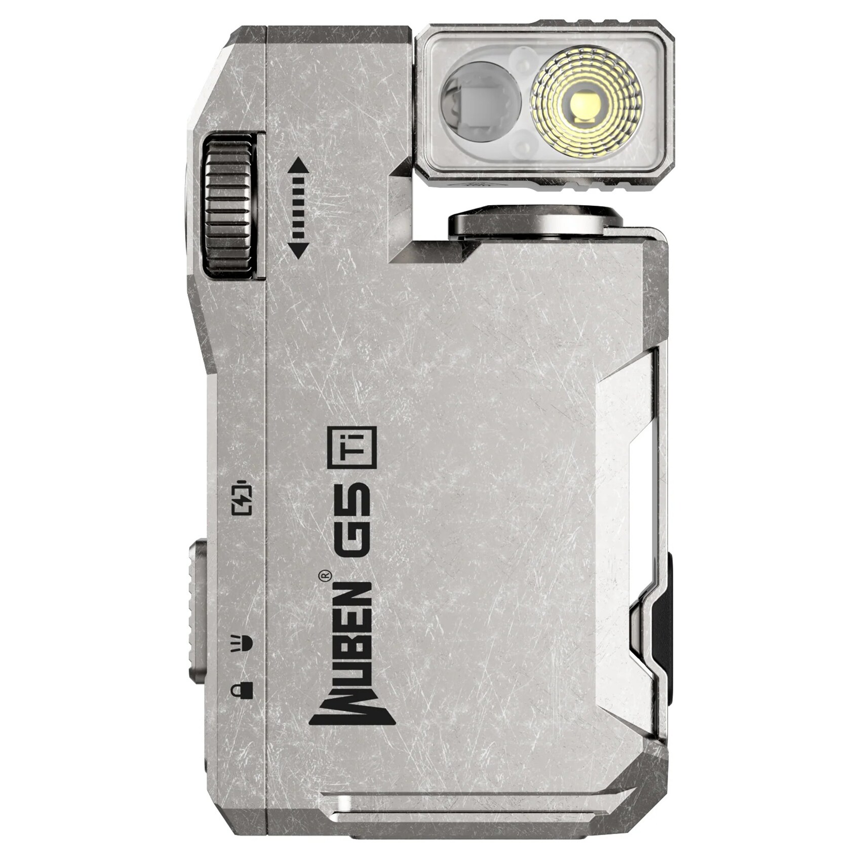 Wuben G5 Titanium Flashlight Grey - 400 lumens