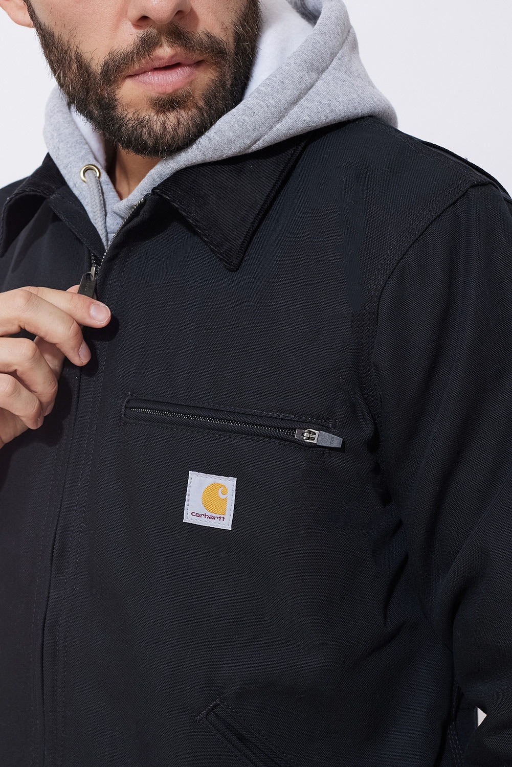 Carhartt Iconic J01 Duck Detroit Jacket - Black