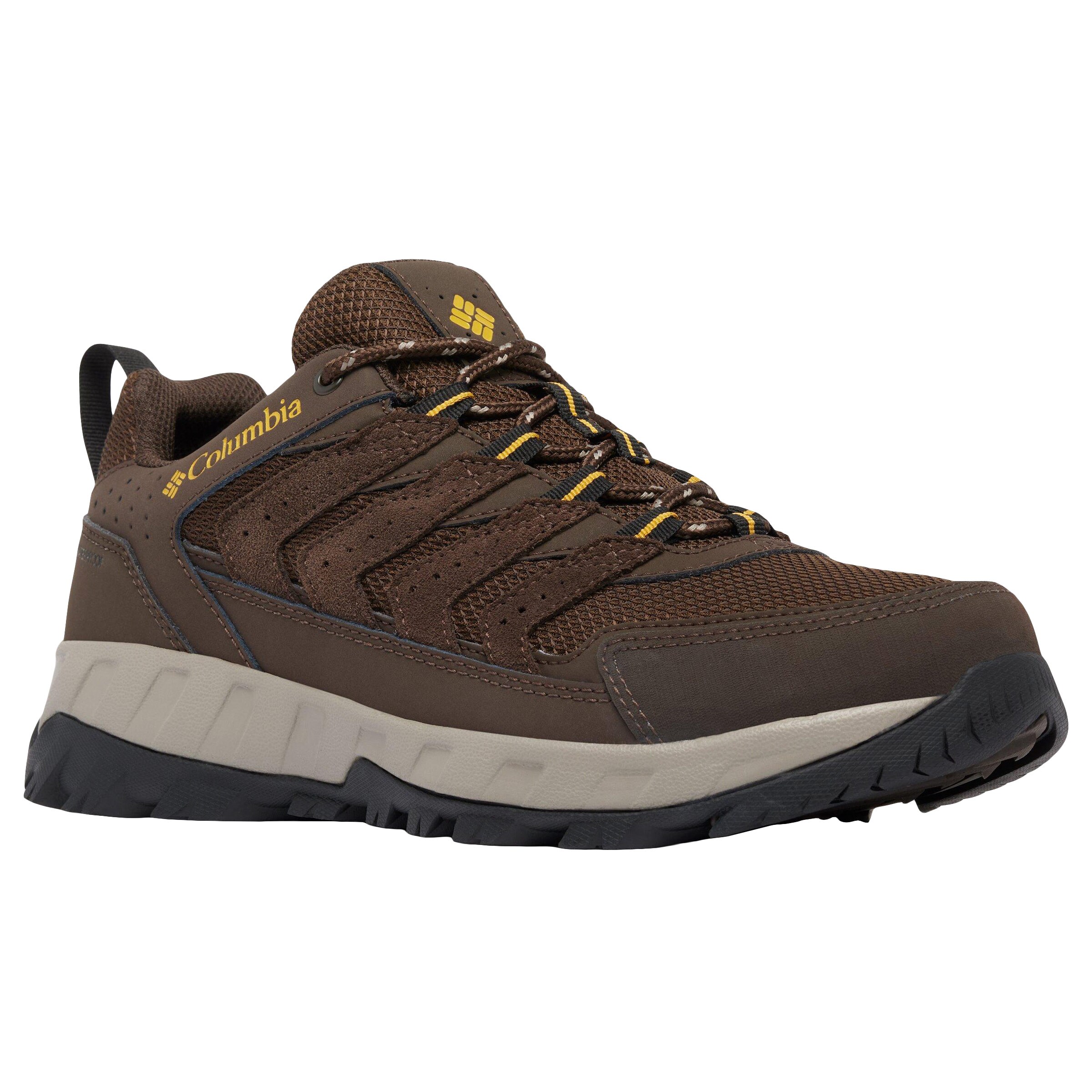 Columbia Strata Trail Waterproof Shoes - Cordovan/Golden Yellow