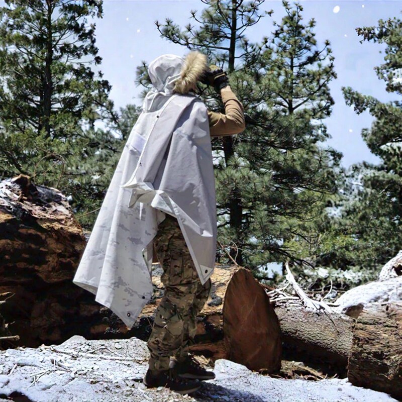 Hazard 4 Villa 2020 Softshell MK2 Warfare Edition Poncho - Arctic Camo