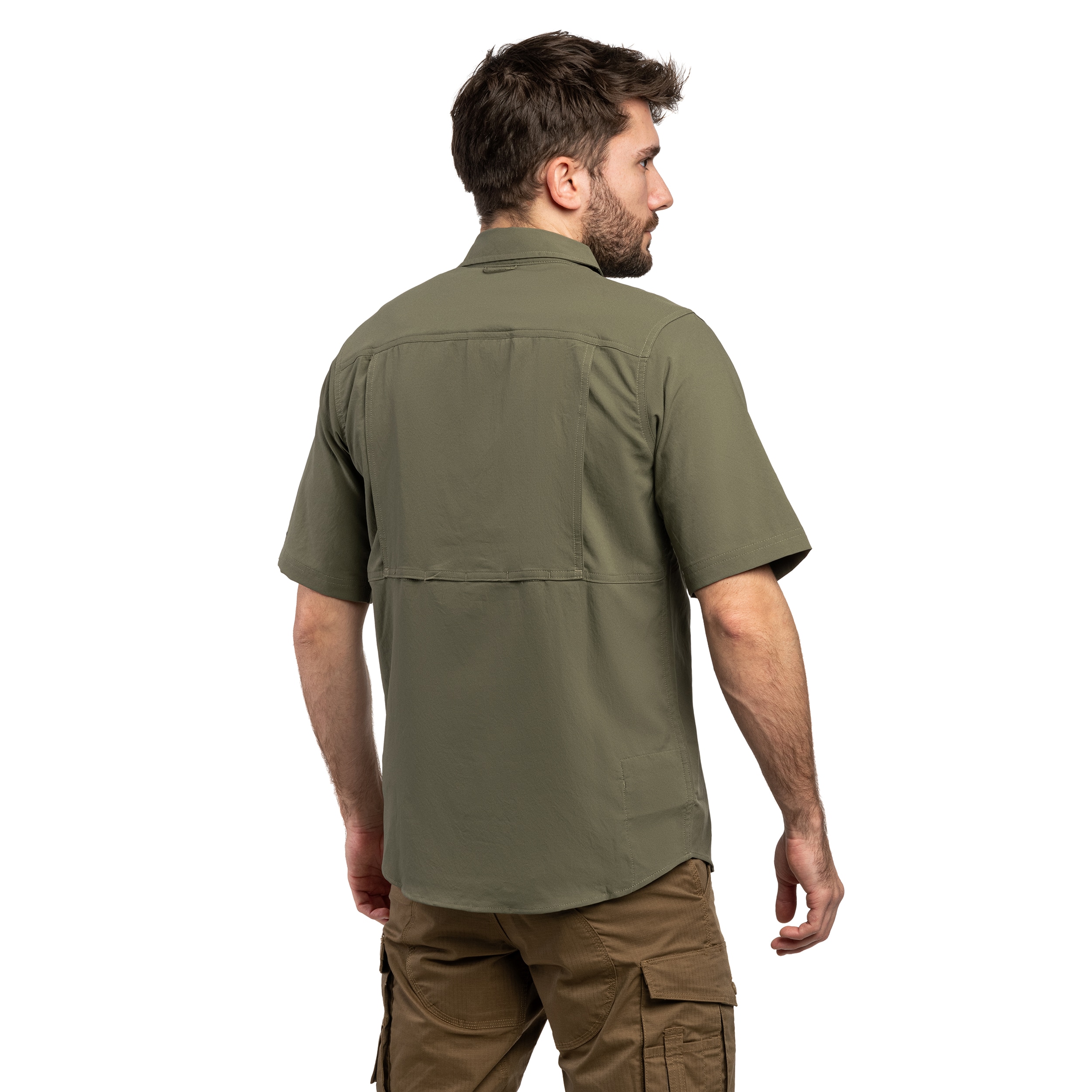 Columbia Silver Ridge Utility II Short Sleeve Shirt - Stone Green