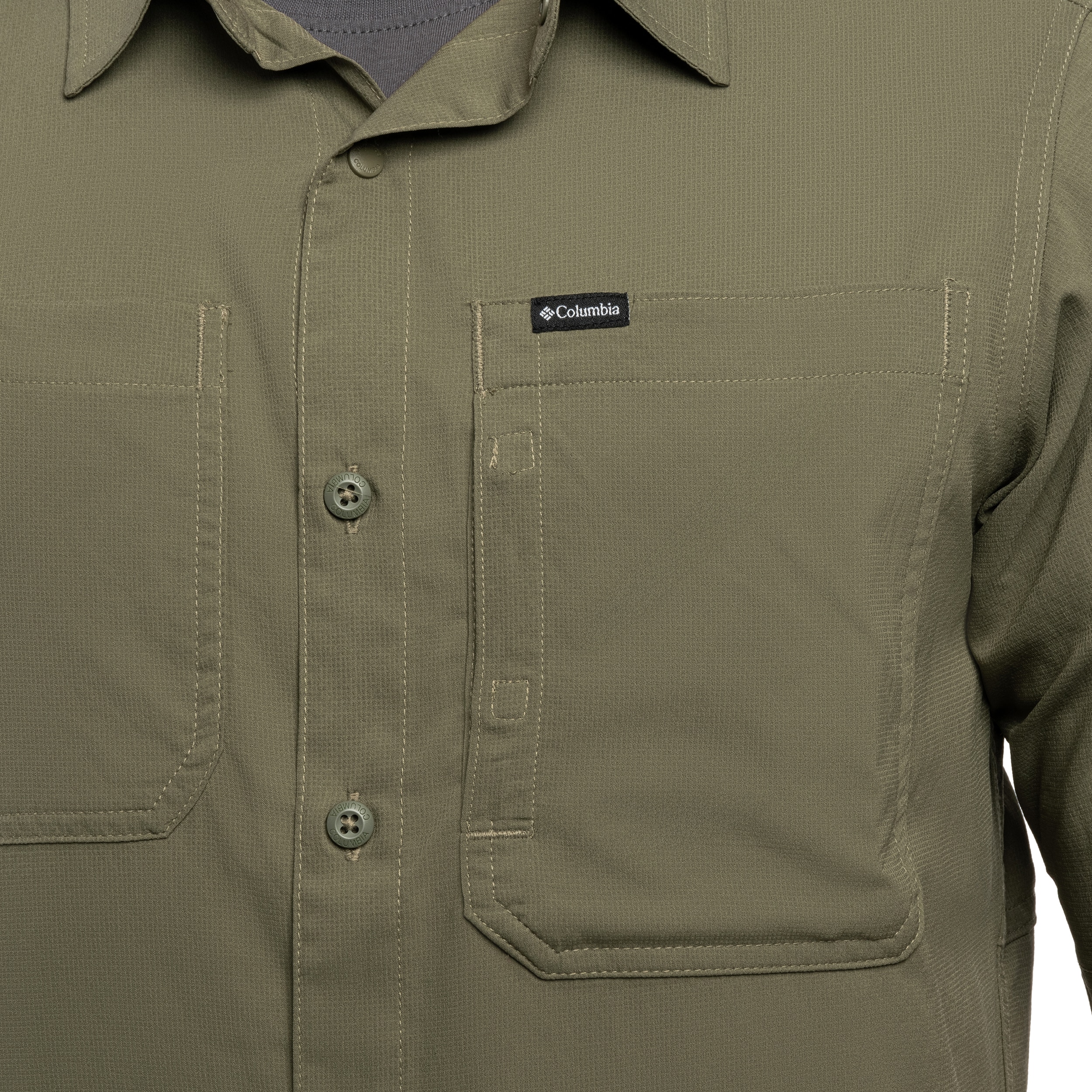 Columbia Silver Ridge Utility II Short Sleeve Shirt - Stone Green