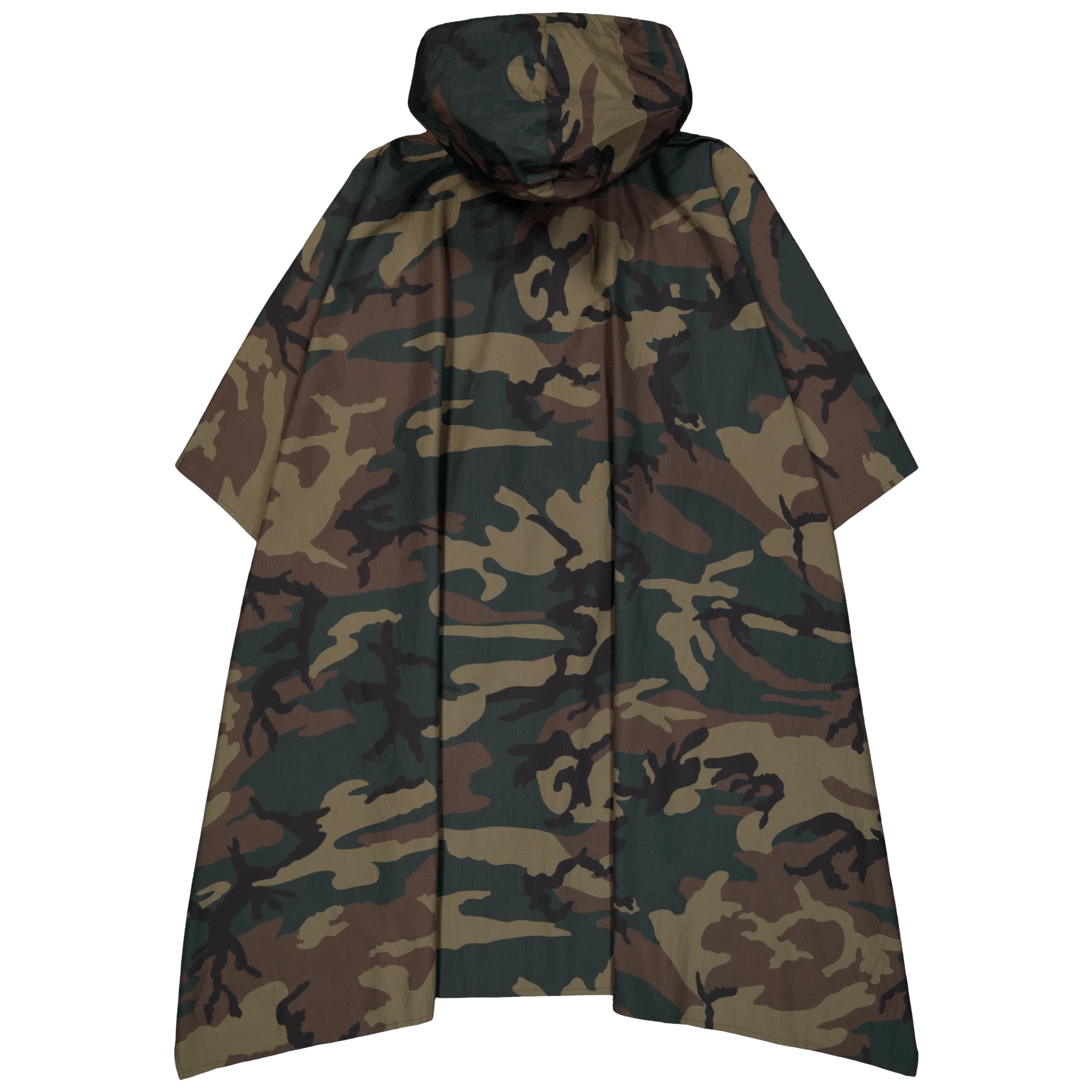 Alpha Industries Packable Rain Cape Poncho - US Woodland