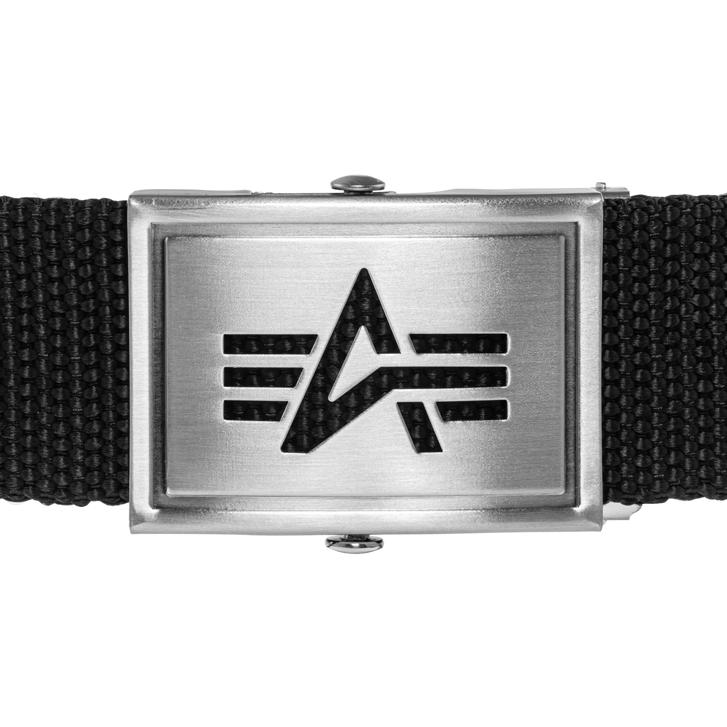 Alpha Industries Heavy Duty Belt Logo - Black