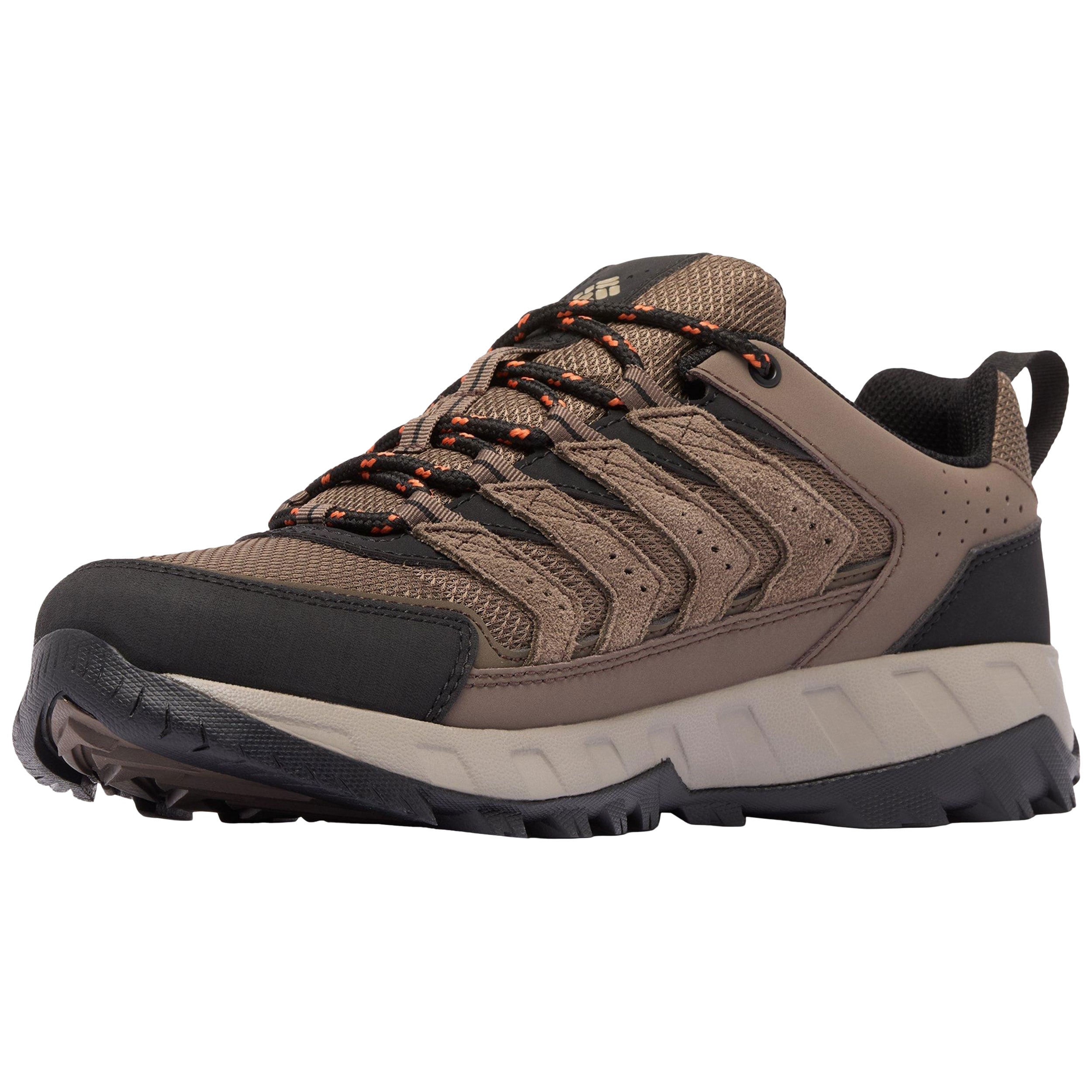 Columbia Strata Trail Low Shoes - Mud/Tangy Orange