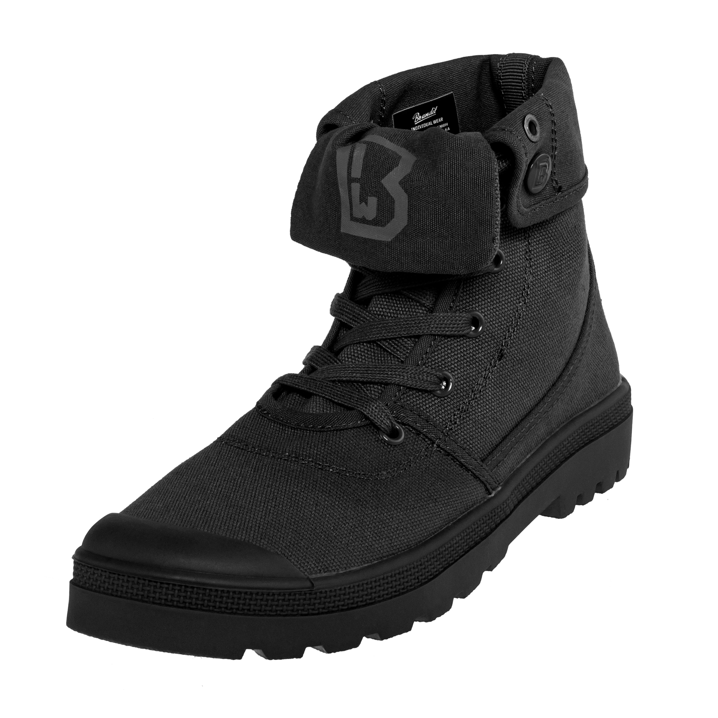 Brandit Military Canvas Sneaker High Boots - Black
