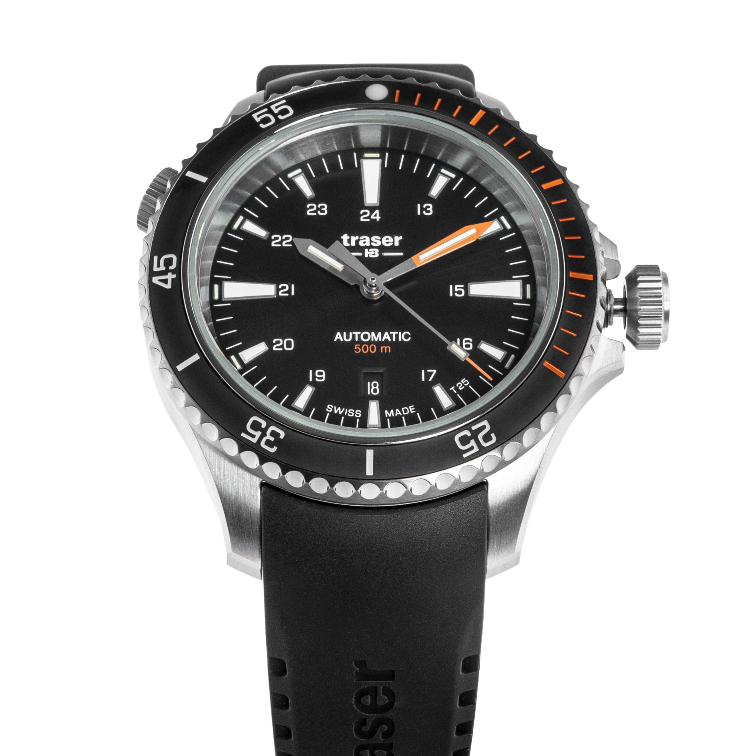 Traser P67 Diver Automatic Watch - Black