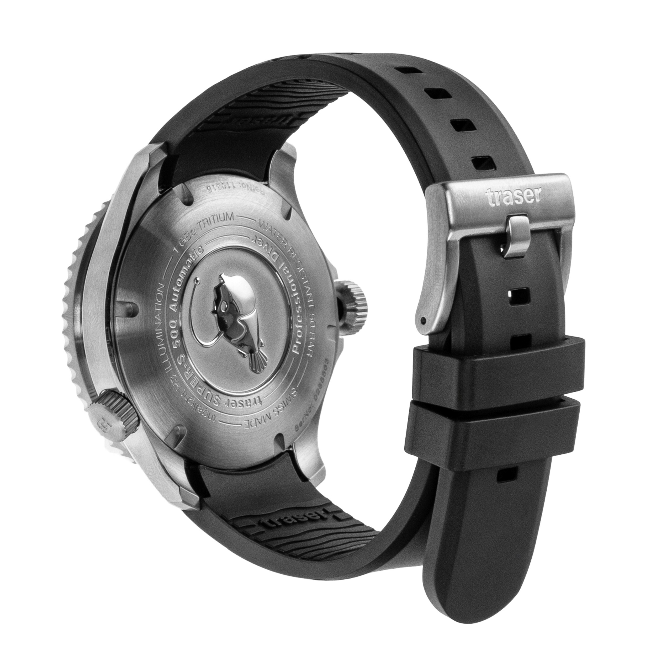 Traser P67 Diver Automatic Watch - Black