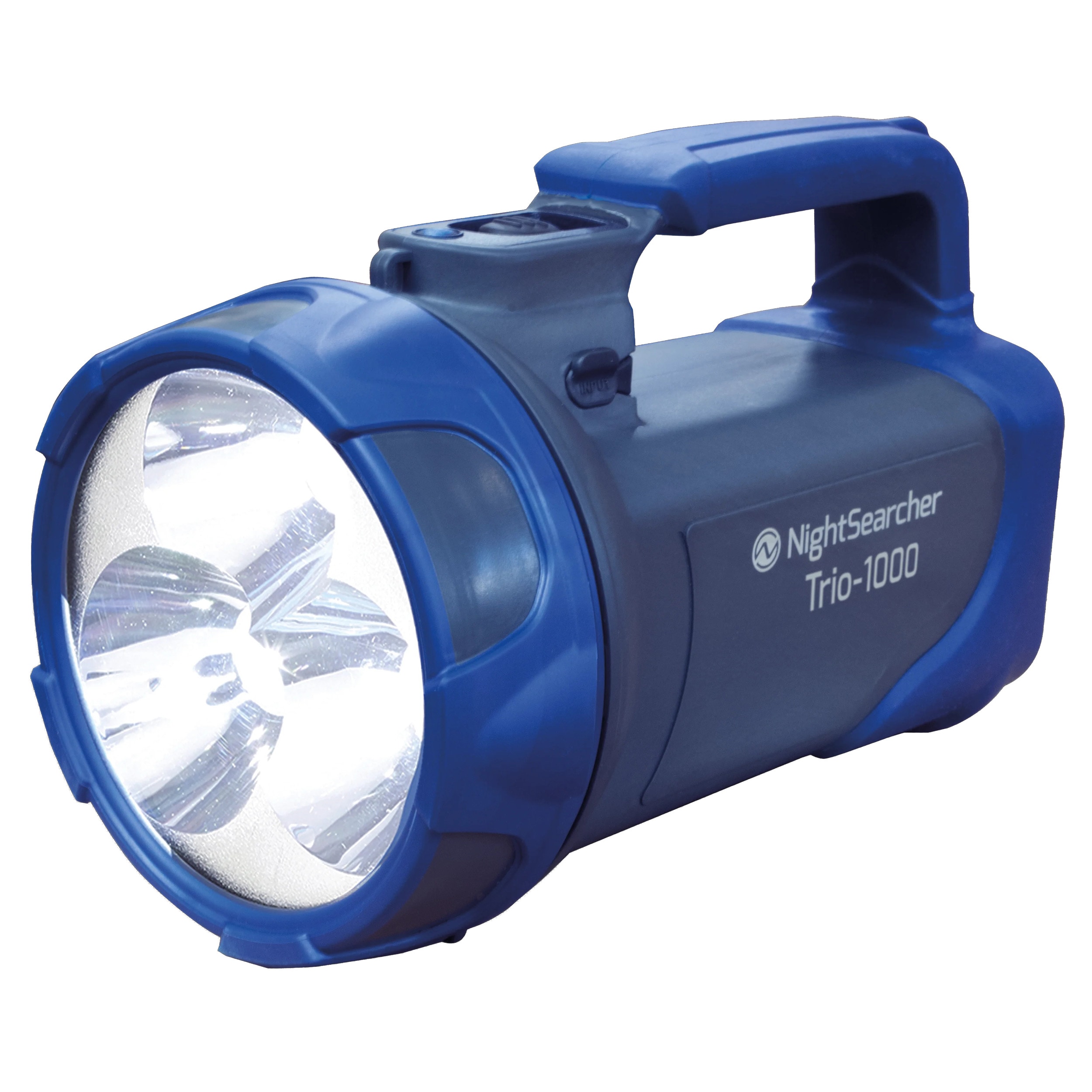 NightSearcher Trio-1000 Flashlight Grey/Blue - 1000 lumens