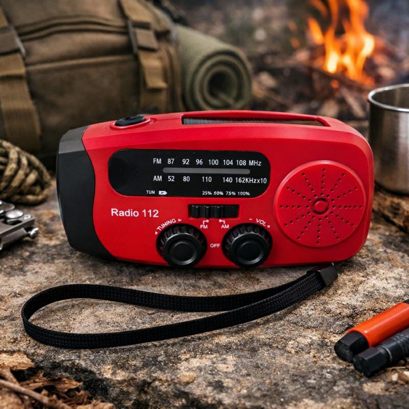 Albrecht Alan Radio-112 Emergency Radio - Red