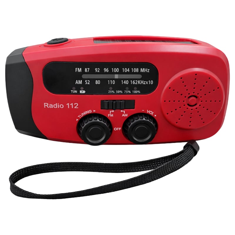 Albrecht Alan Radio-112 Emergency Radio - Red