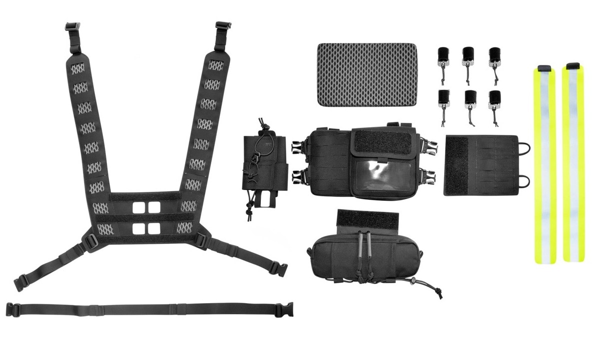 Tasmanian Tiger Security Pro Rig Tactical Vest - Black