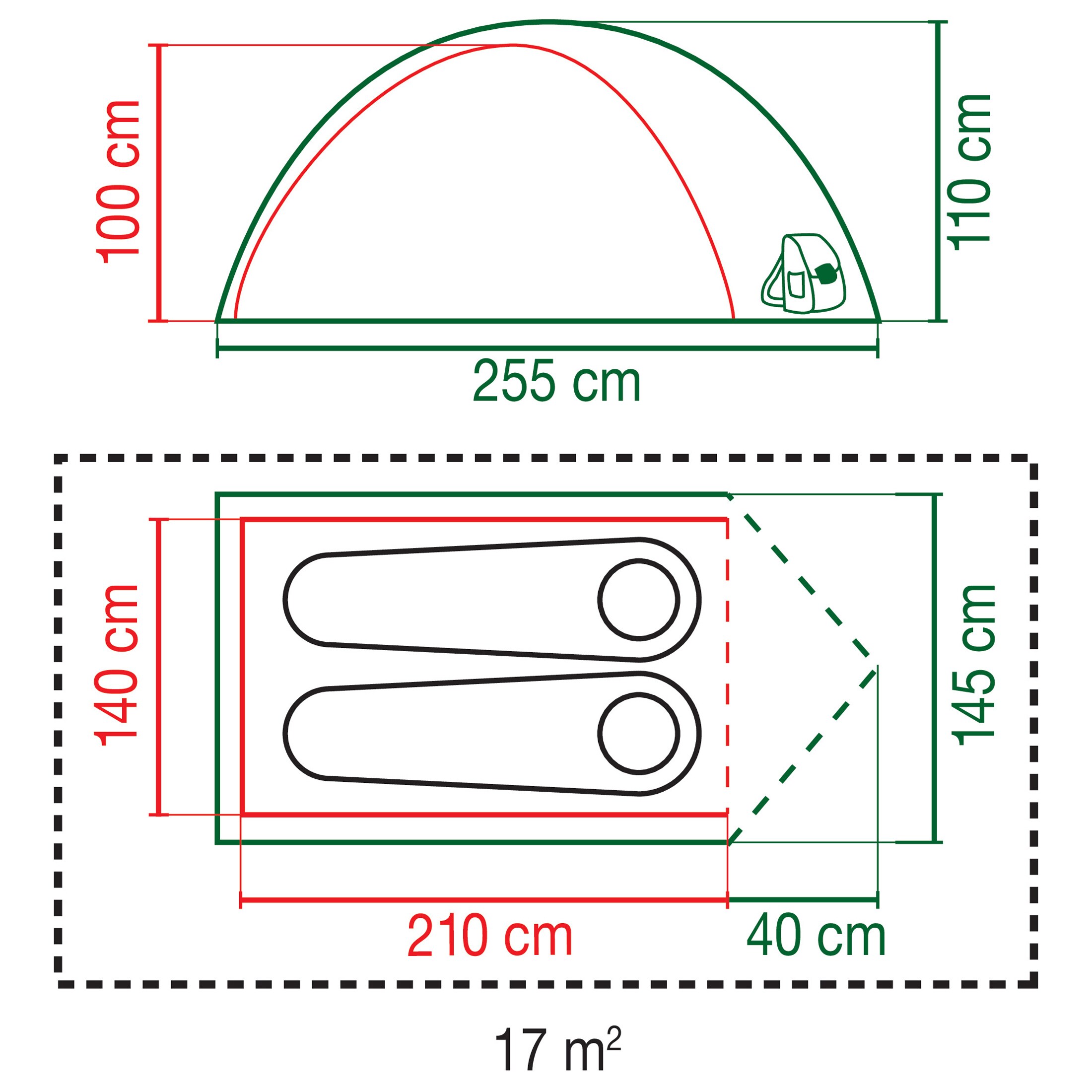 Coleman Darwin 2 Plus BlackOut 2-Person Tent