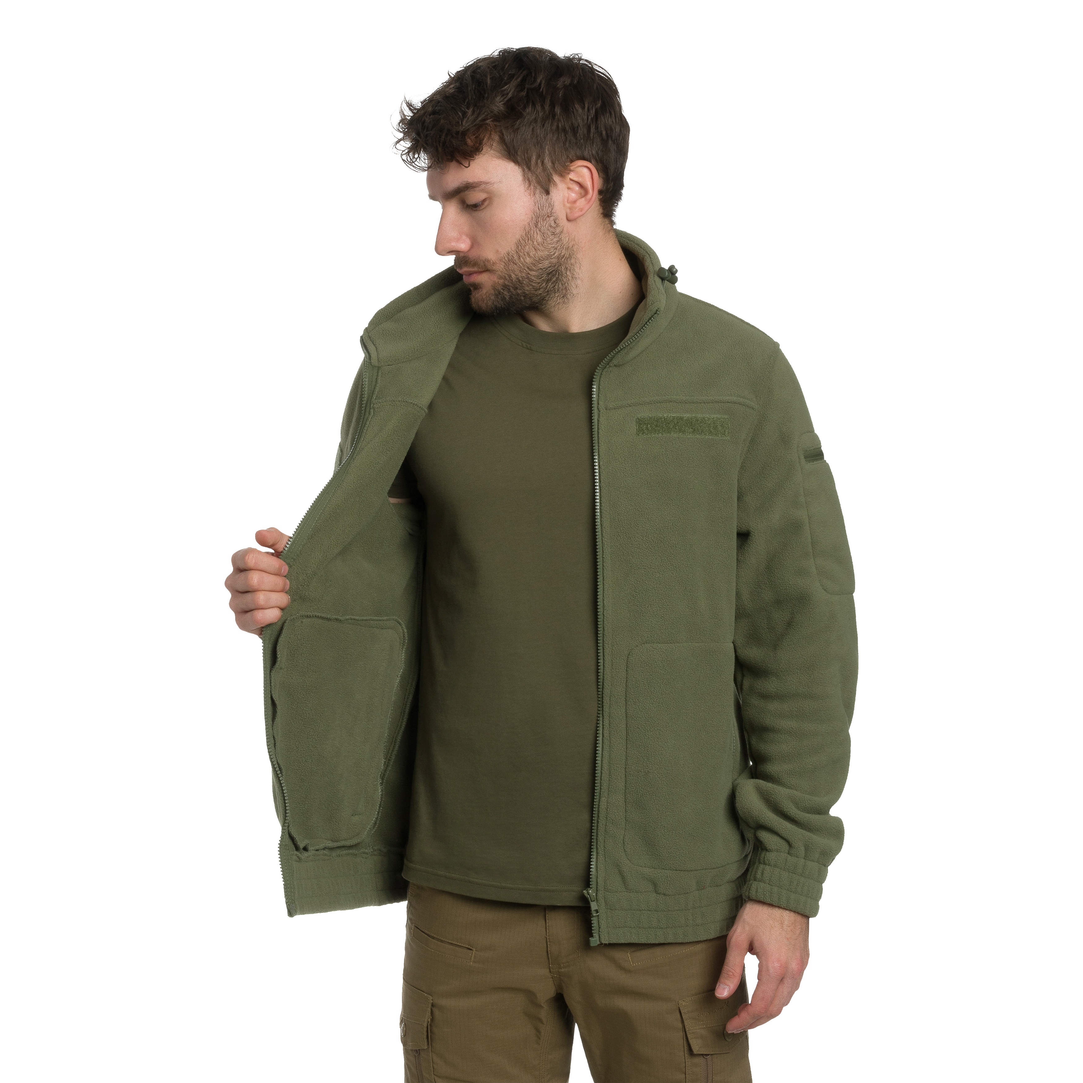 Brandit Fleecejacket Combat - Olive