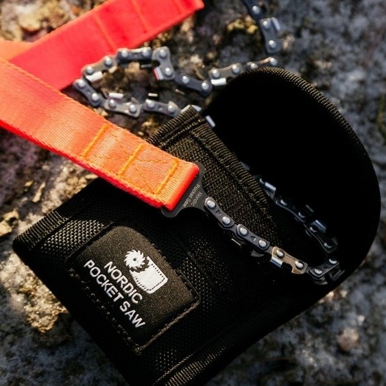 Manual Nordic Pocket Saw - Orange