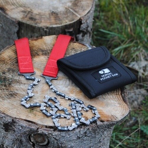 Manual Nordic Pocket Saw - Red