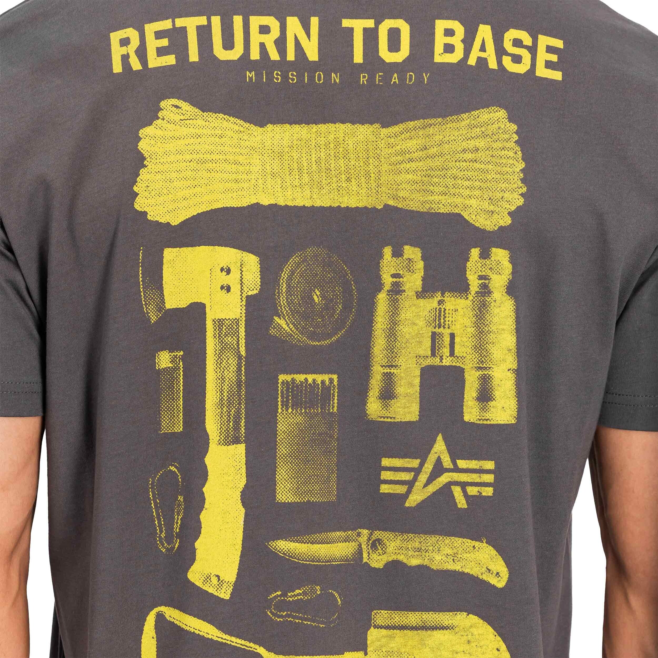 Alpha Industries Return to Base T-shirt - Vintage Grey
