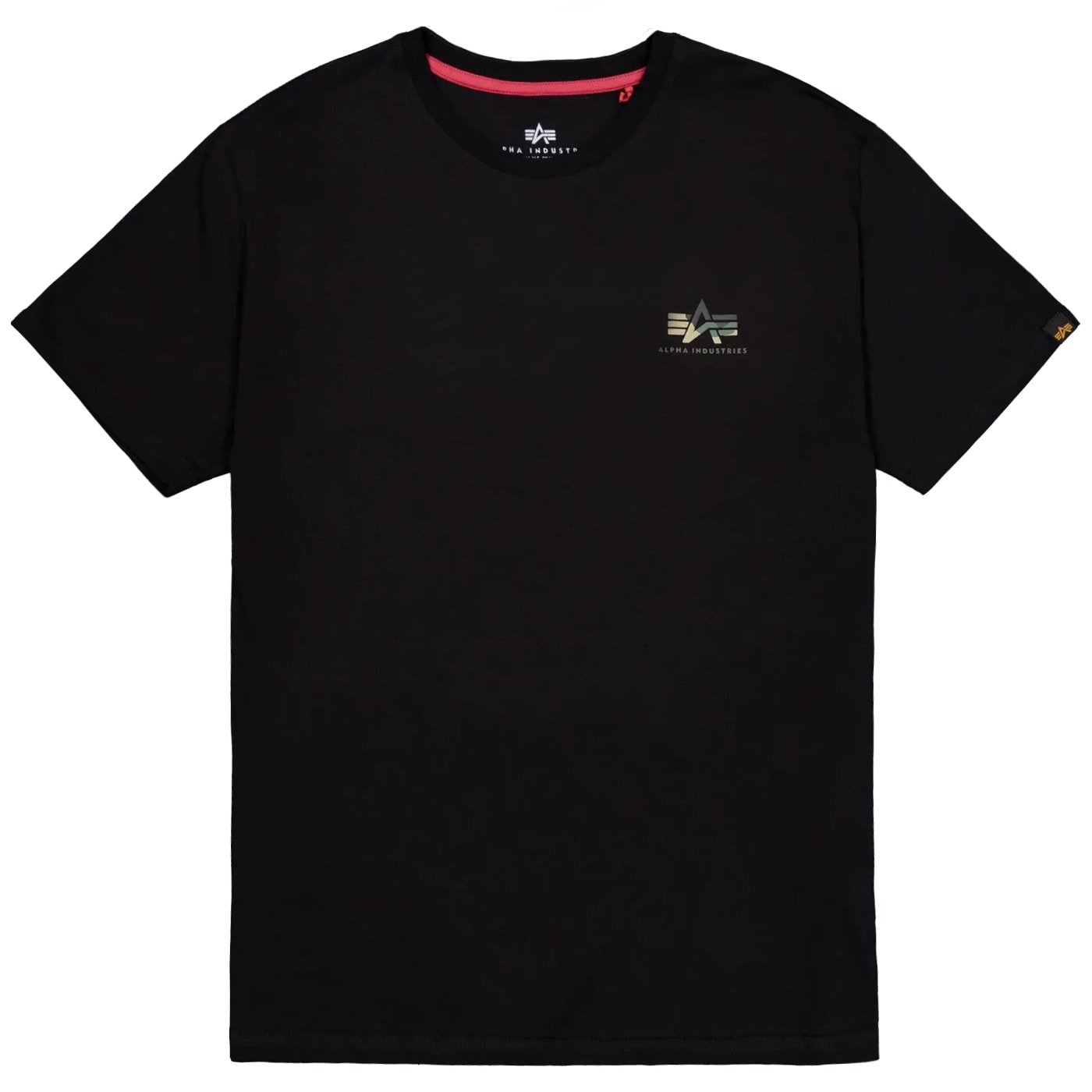 Alpha Industries Camo Print T-Shirt - Black