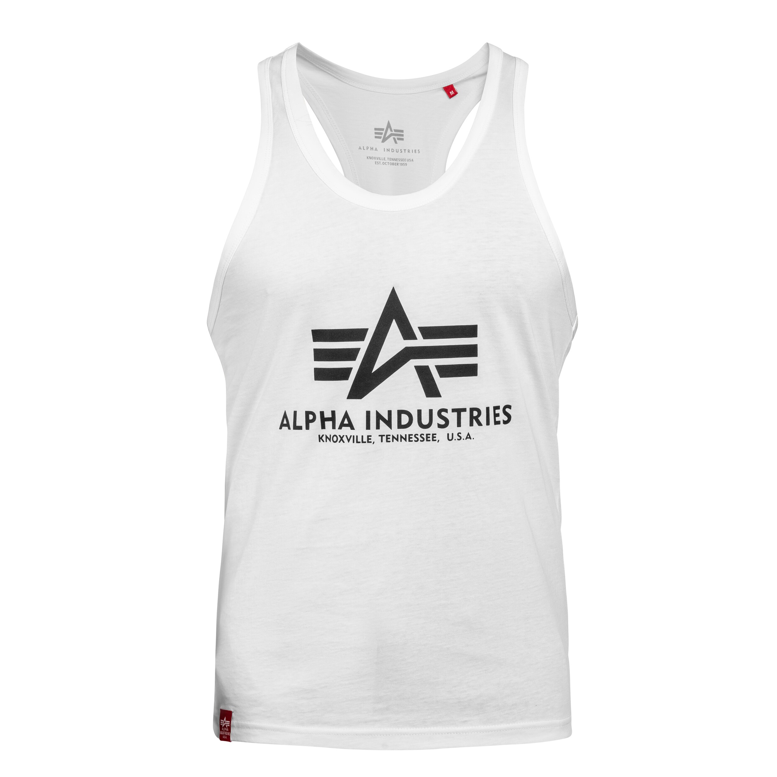 Alpha Industries Basic BB Big Logo Tank Top - White