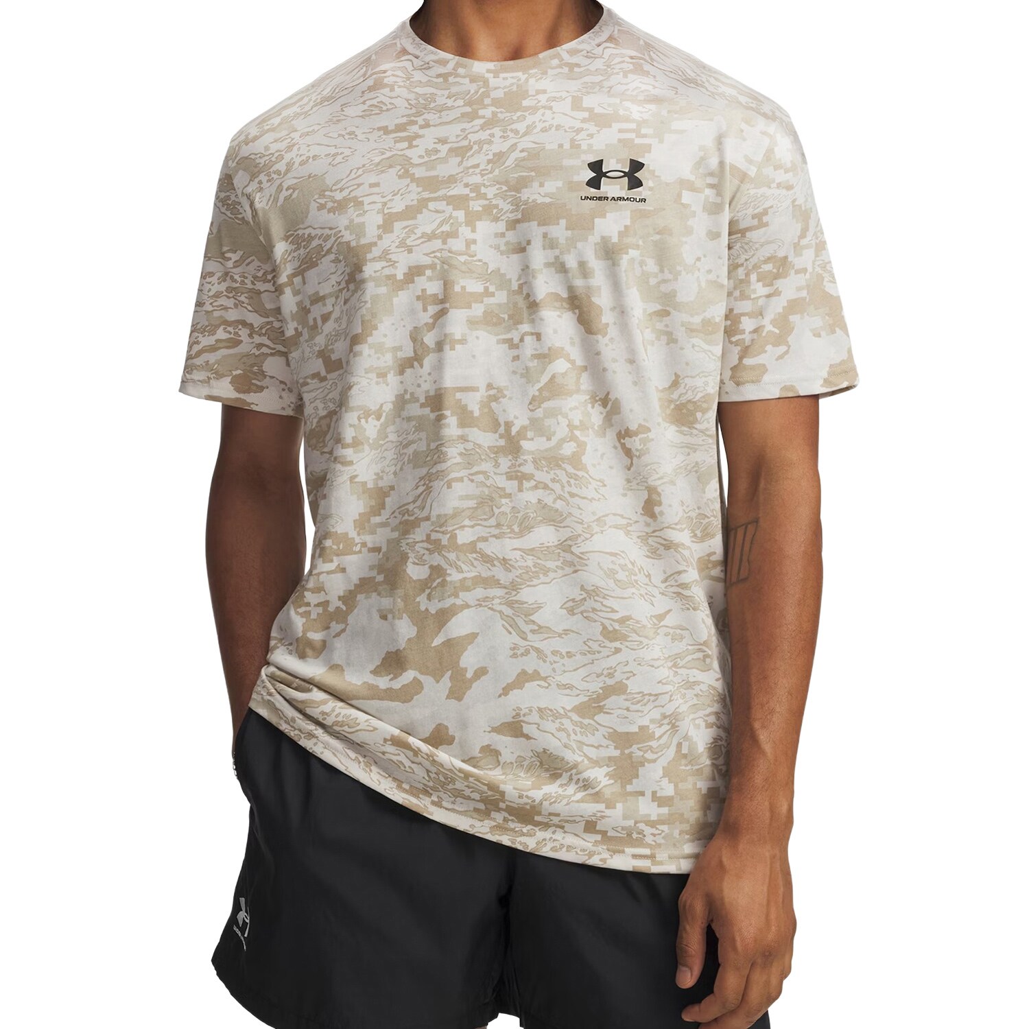 Under Armour ABC Camo T-shirt - Stone/Black