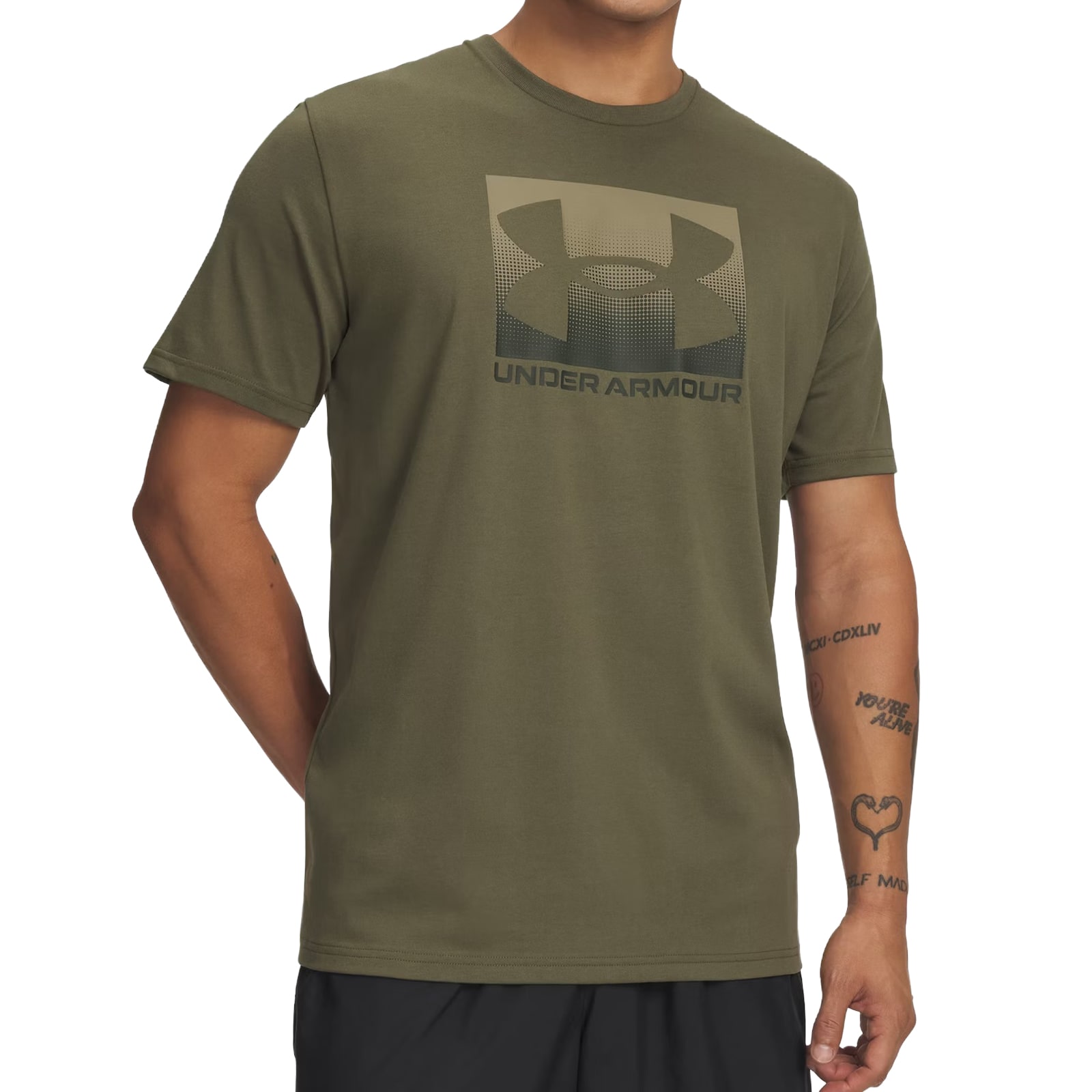 Under Armour UA Boxed Sports T-shirt - Marine OD Green/Bayou