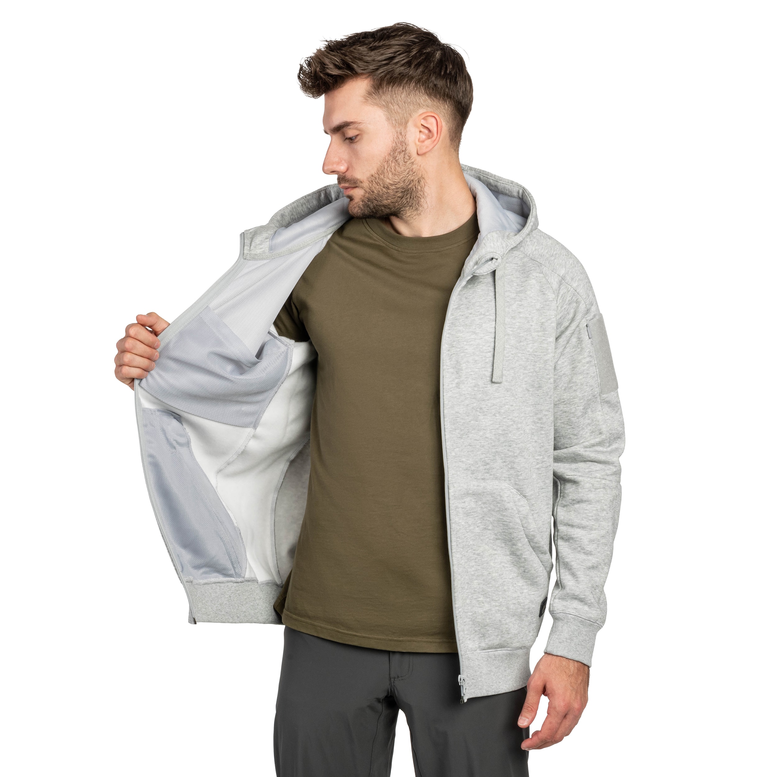 Helikon-Tex Urban Tactical Hoodie Lite - Light Grey Melange