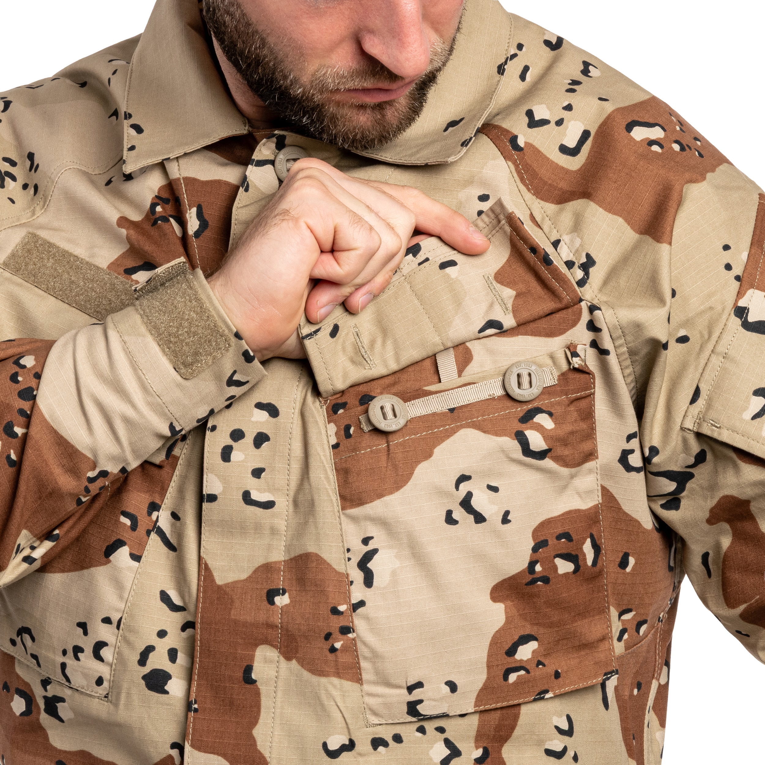 Helikon-Tex Raid Polycotton Stretch Rip-Stop Sweatshirt - 6 color Desert