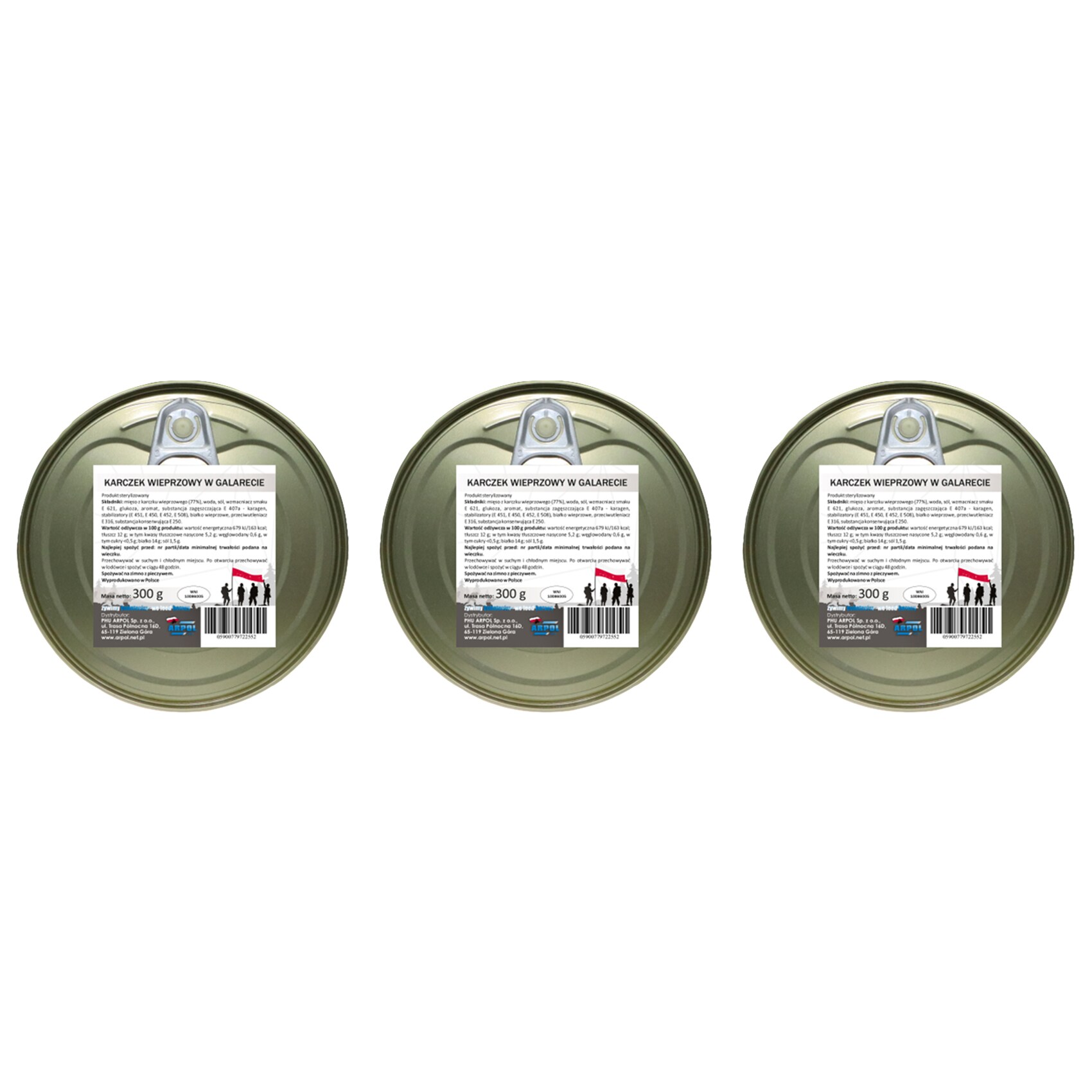 Arpol Canned Food - Pork Neck 300 g - 3 pcs.