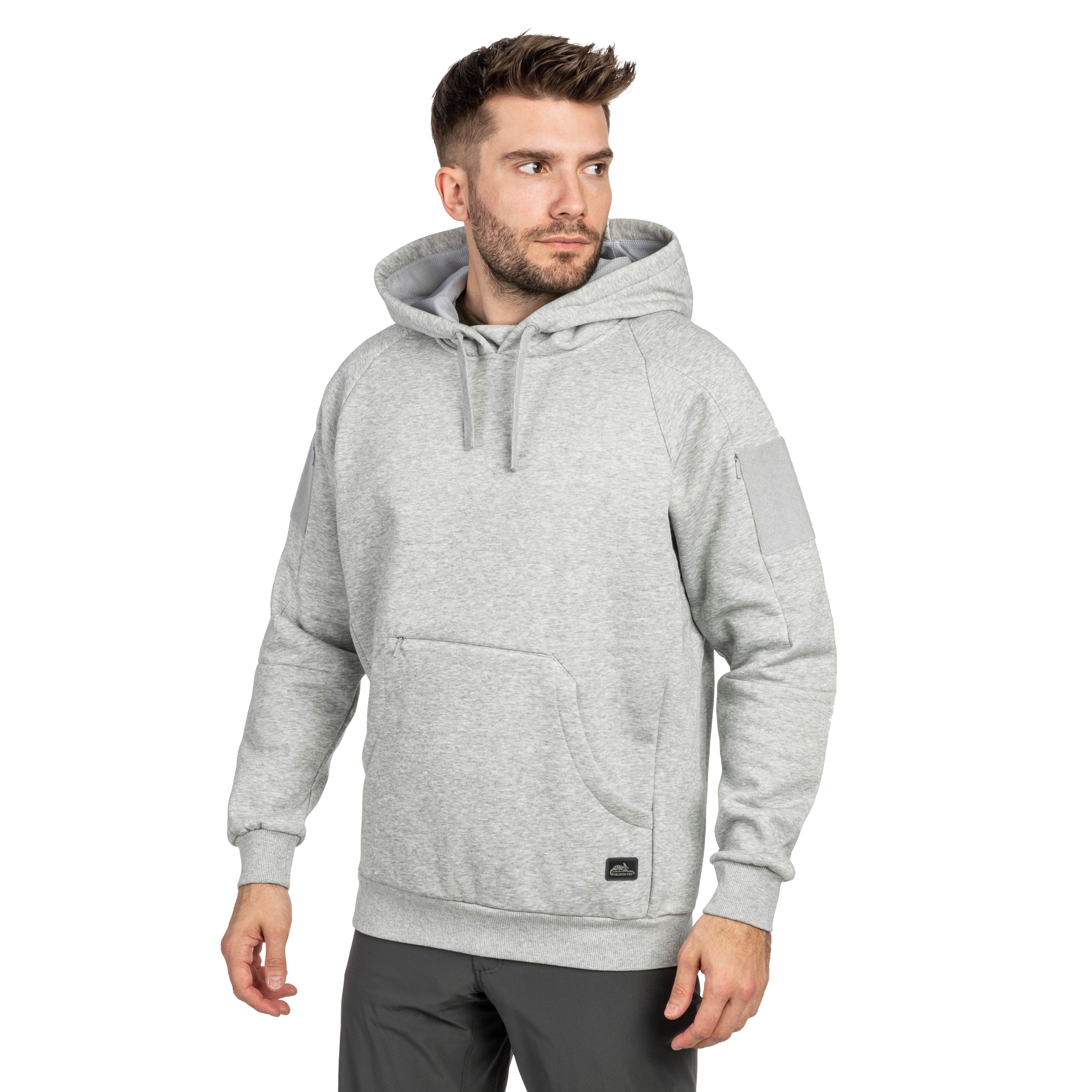 Helikon-Tex Urban Tactical Hoodie Lite Kangaroo - Light Grey Melange