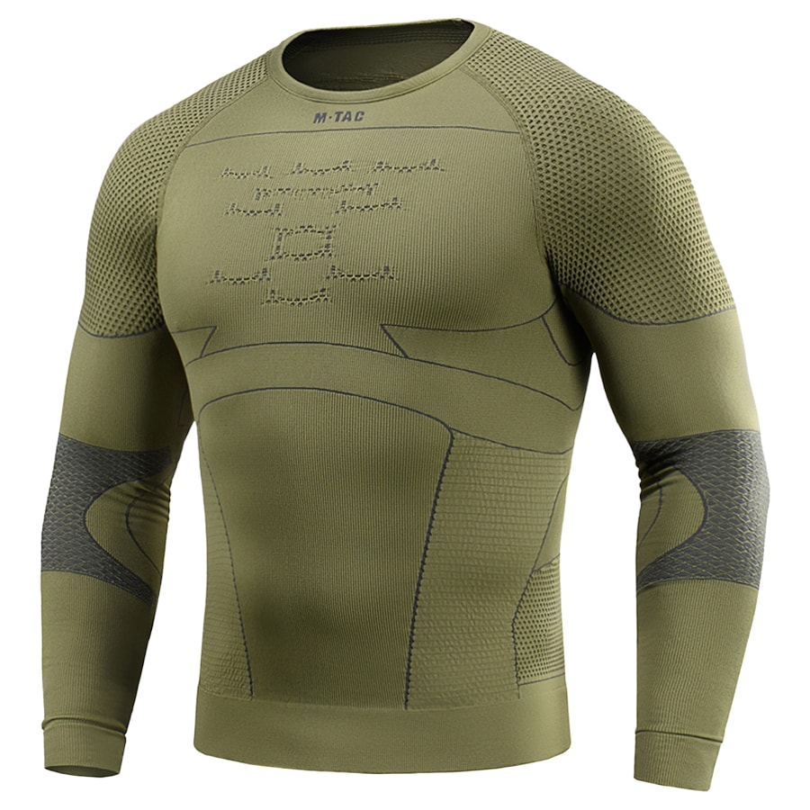 M-Tac Long Sleeve Thermal Shirt - Ranger Green/Dark Grey