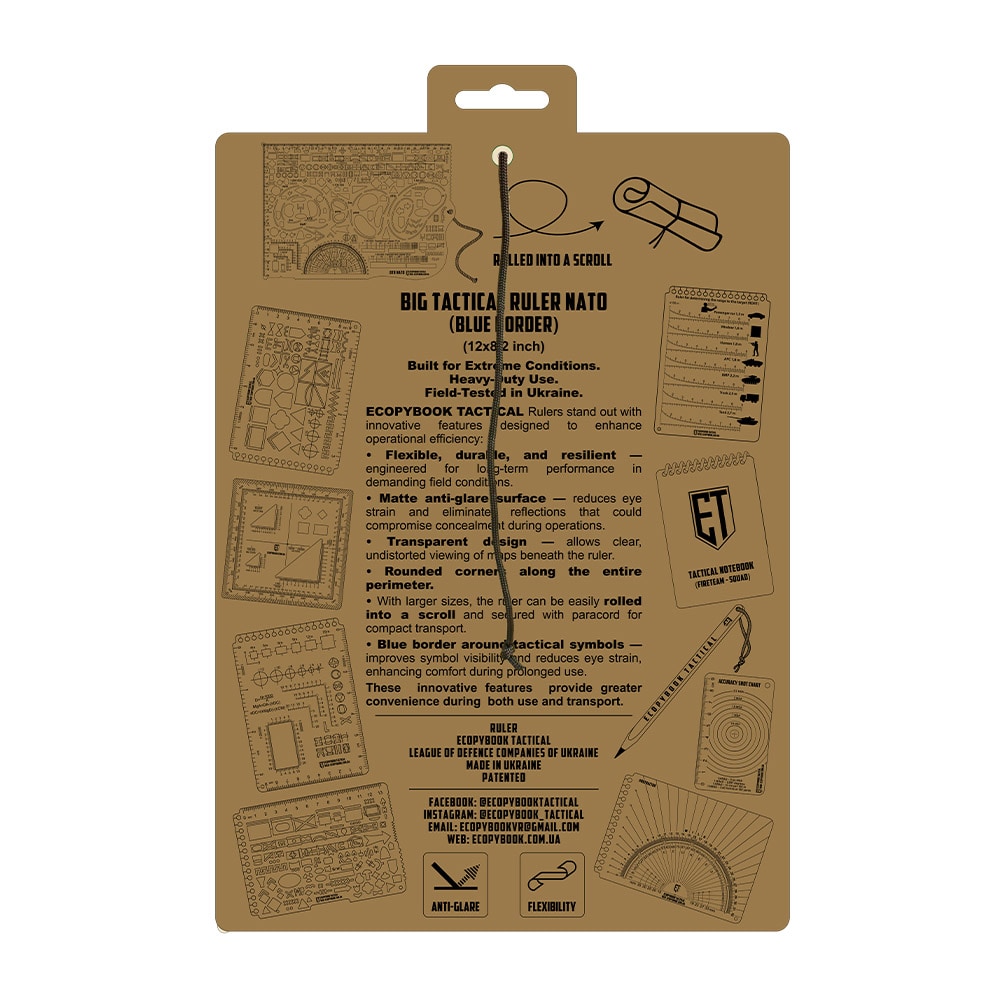 M-Tac Ecopybook BTR NATO Ruler - Blue