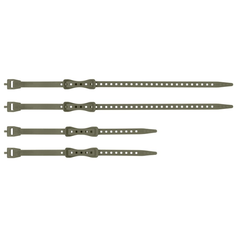 Sea to Summit Stretch-Loc Strap 12 mm Mini Burnt Olive - 4 pcs.