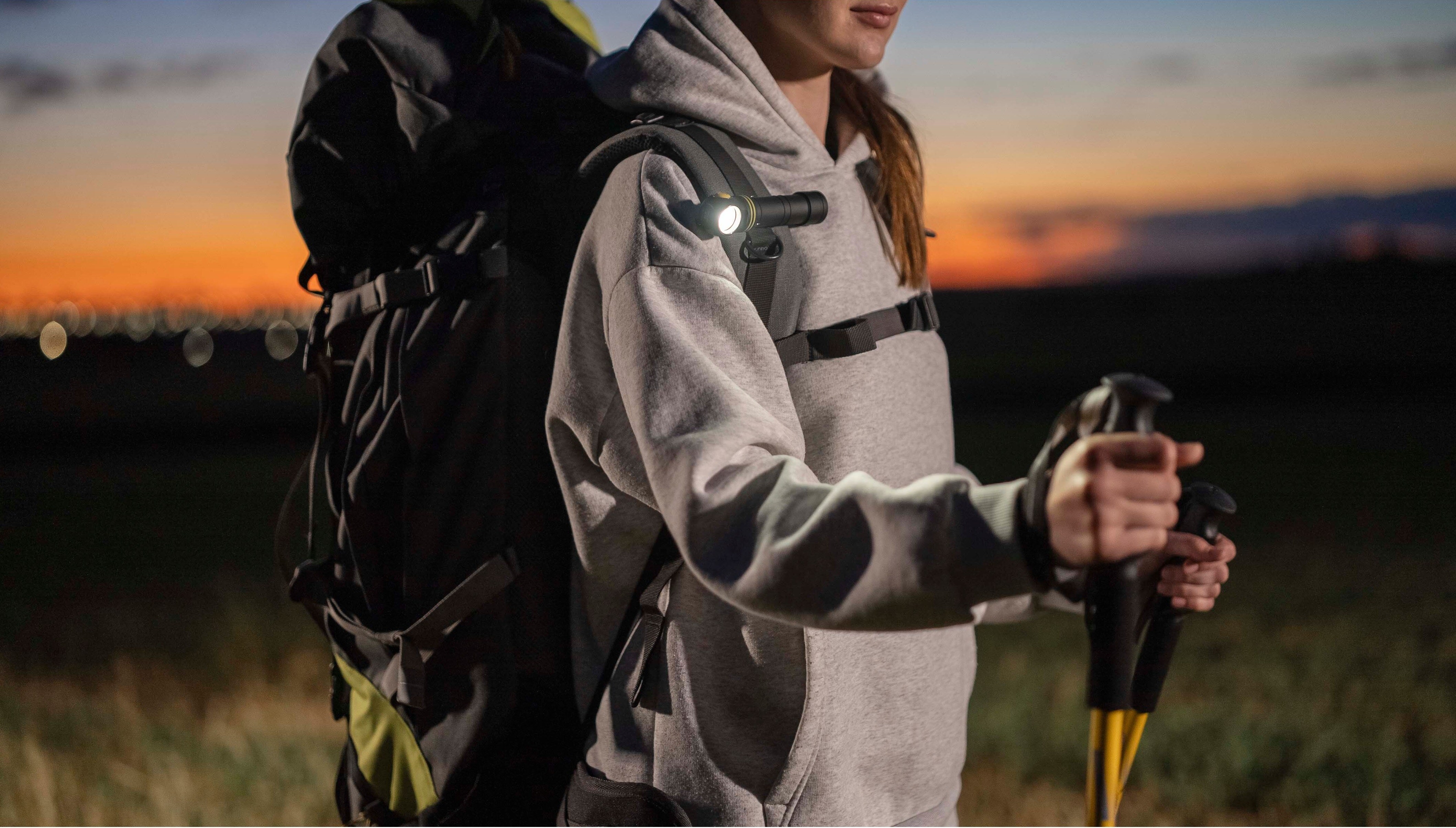 Armytek Elf C2 Max USB-C White Head and Angled Flashlight - 4500 lumens