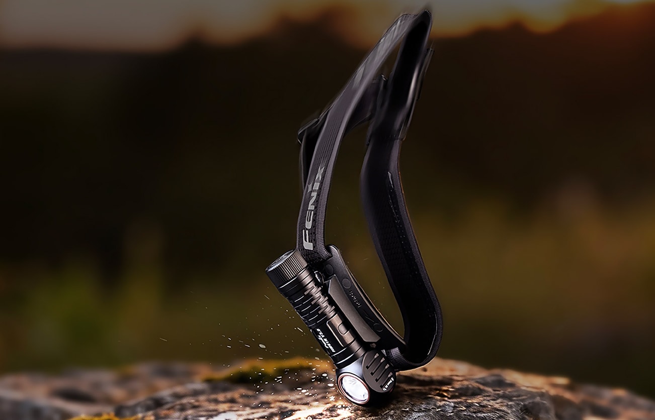 Fenix HM61R V3.0 Head and Angled Flashlight with headband - 1800 lumens