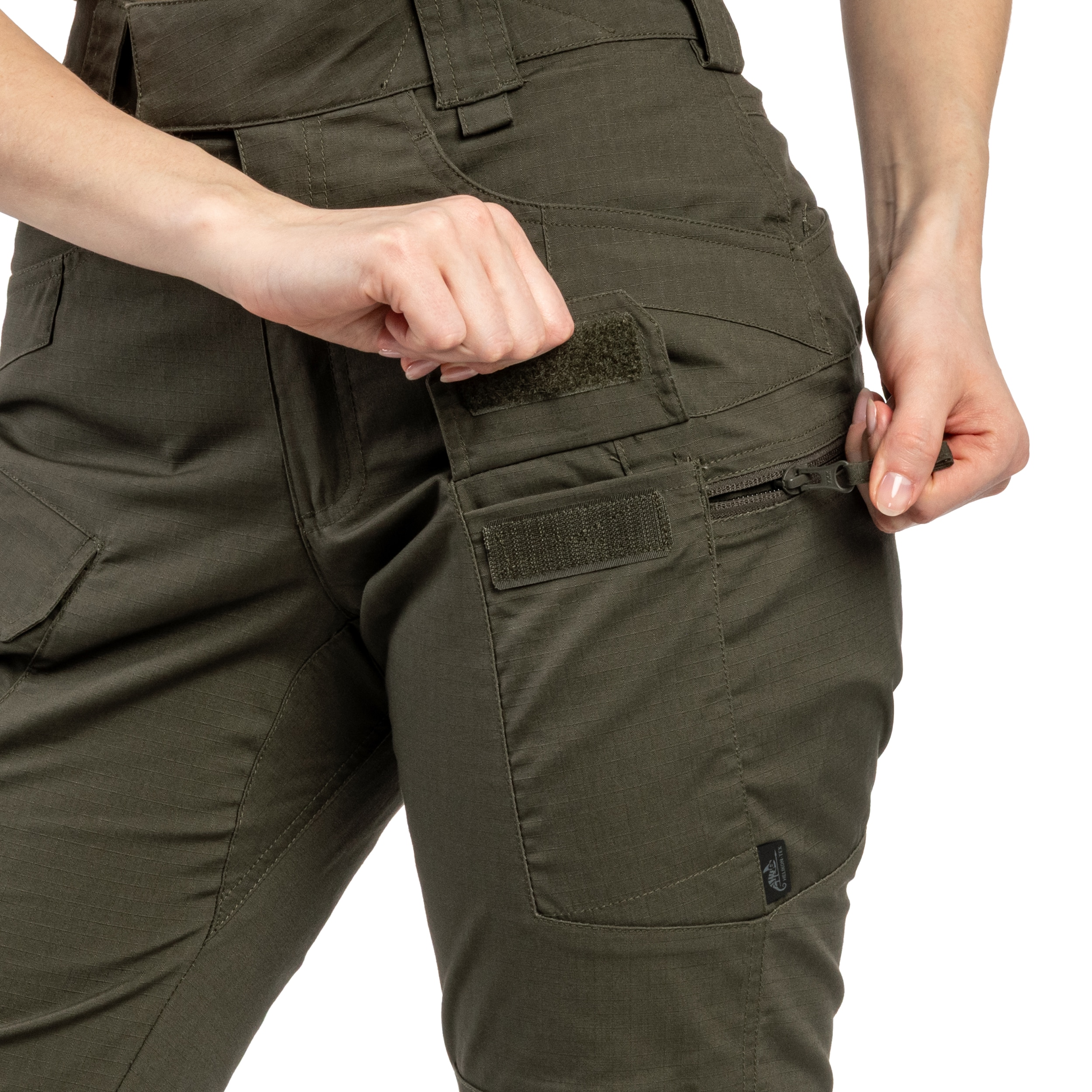 Helikon-Tex UTP PolyCotton Stretch Rip-Stop Women's Pants - Taiga Green