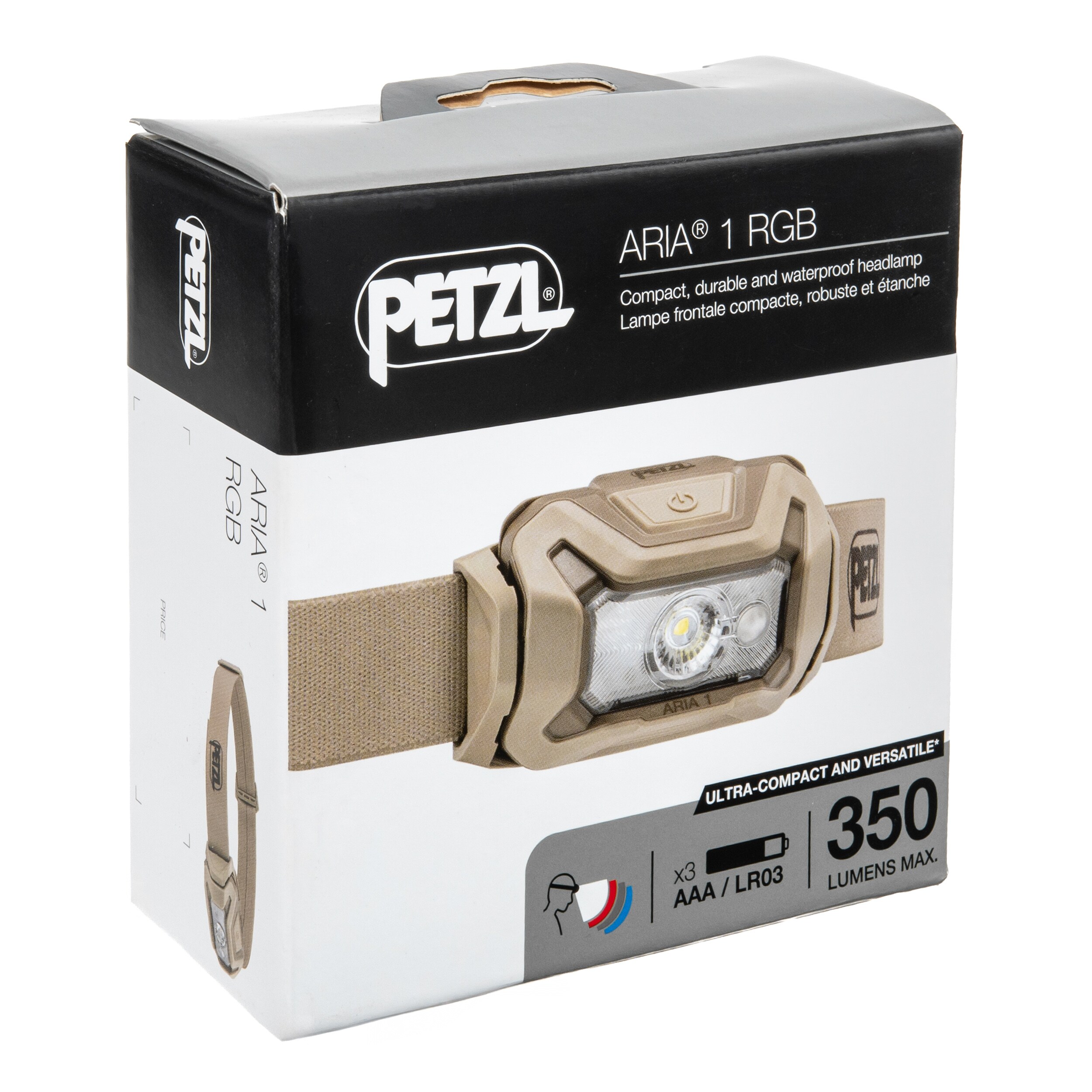 Petzl Aria 1 RGB Headlamp Desert Camo - 350 lumens