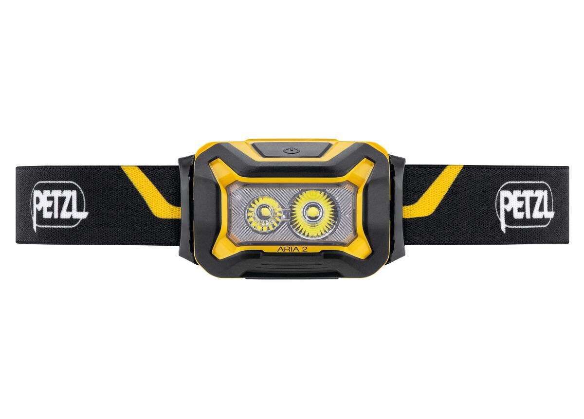 Petzl Aria 2 Headlamp Black/Yellow - 625 lumens