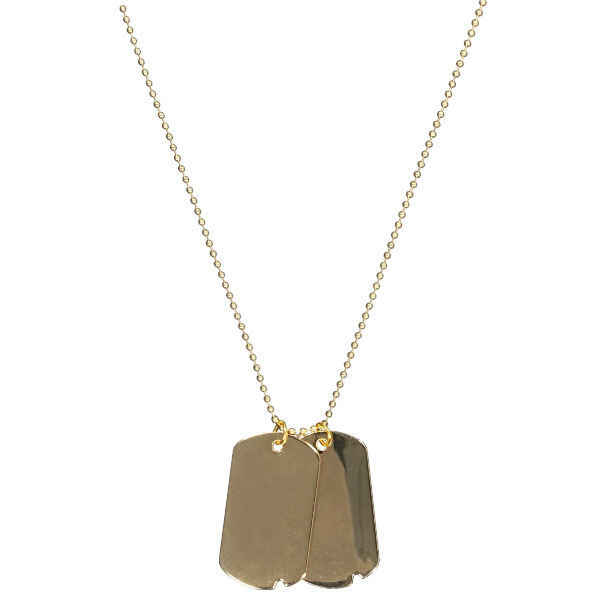 Alpha Industries Dog Tag Necklace - Gold