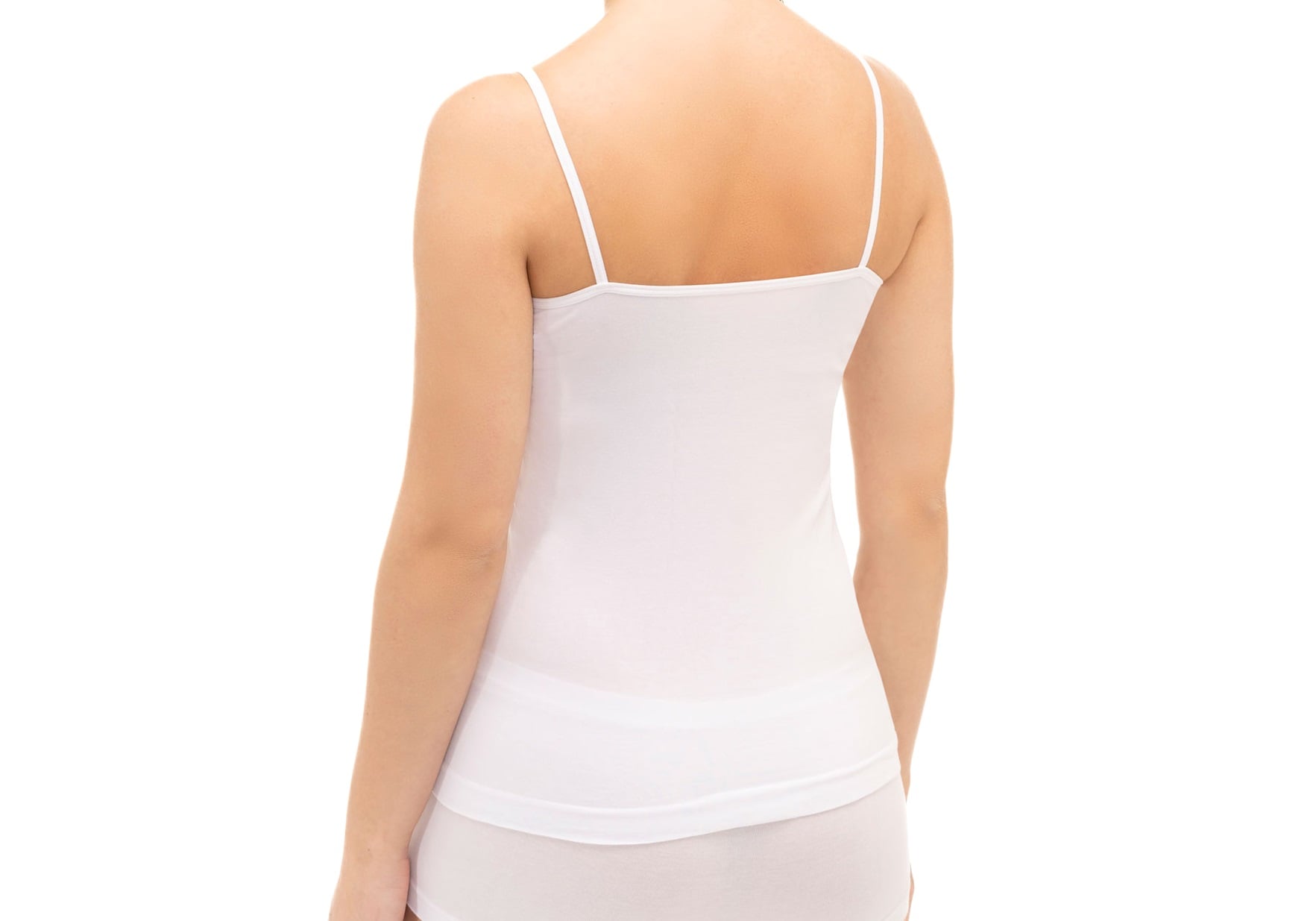 Brubeck Camisole Comfort Cotton Women's Thermal Tank Top - White