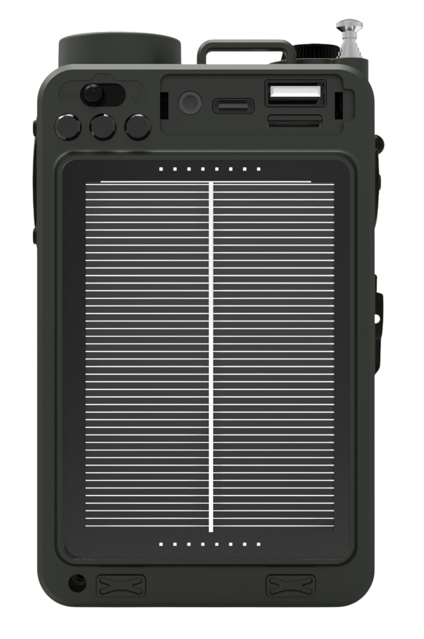 JB Tacticals R12 Emergency Radio - Green