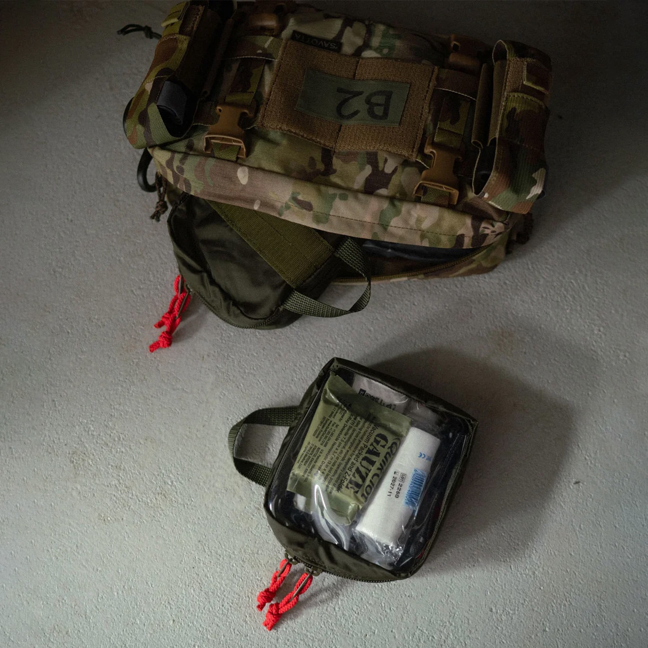 Savotta Med Organizer 15 x 15 cm - Orange