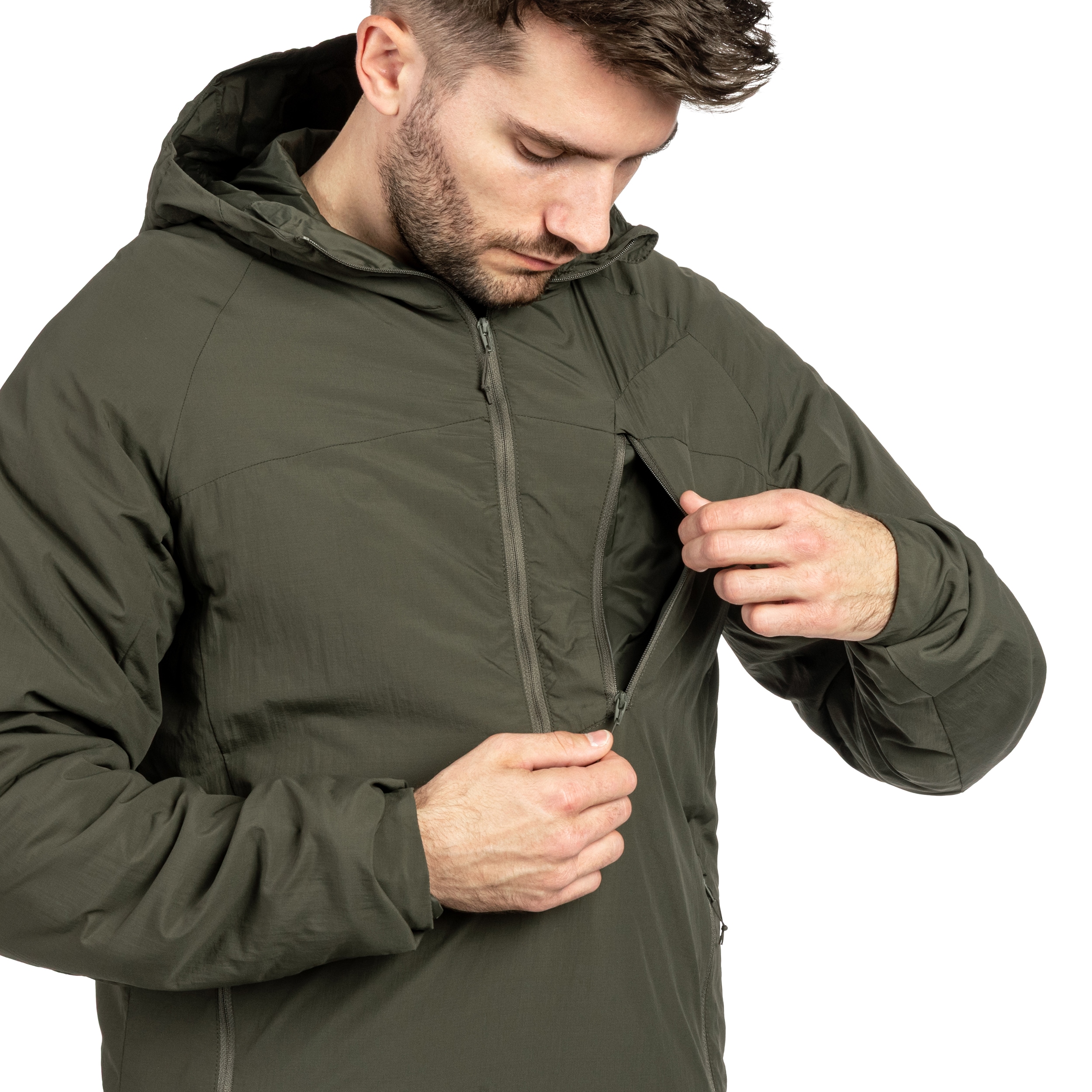 Helikon-Tex Wolfhound Hoodie Lite Jacket - Taiga Green