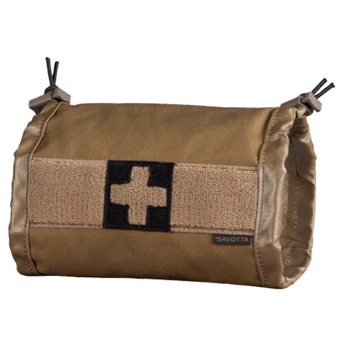 Savotta S-IFAK Horizontal Mount Medical Pouch - Brown