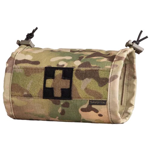Savotta S-IFAK Horizontal Mount Medical Pouch - MultiCam
