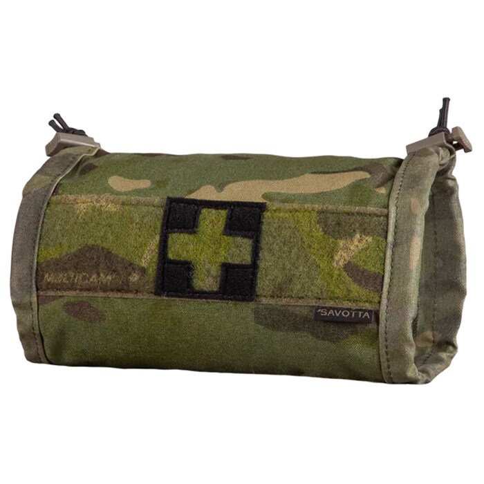 Savotta S-IFAK Horizontal Mount Medical Pouch - MultiCam Tropic