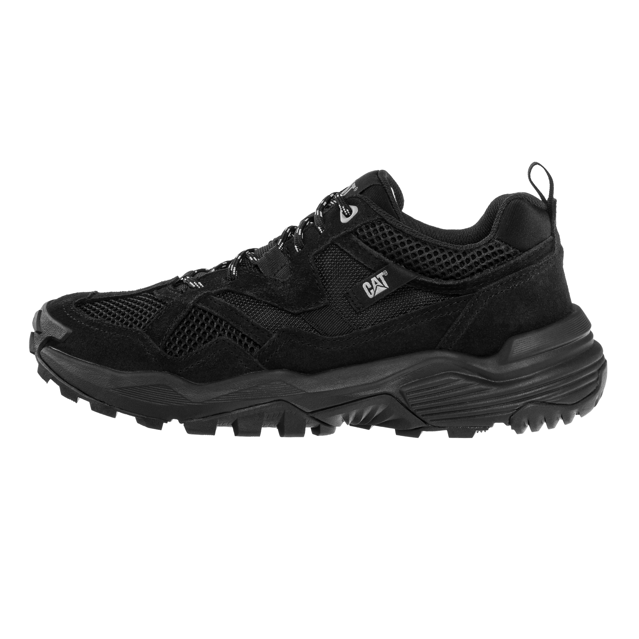 Cat Footwear Grapple Suede Mesh Shoes - Black